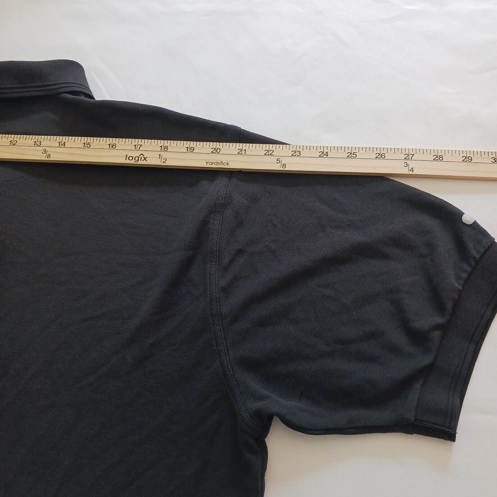 Nike Vintage Nike Team Dri Fit 2-Button Mens Black Polo Shirt 2XL Size US XXL / EU 58 / 5 - 11 Thumbnail