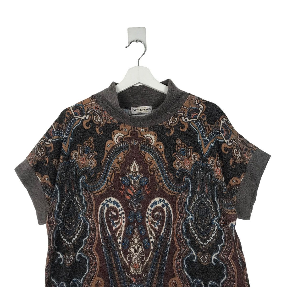 Aran Isles Knitwear 🔥 METURE KREIN PAISLEY KNIT SHORT SLEEVE Size US M / EU 48-50 / 2 - 5 Thumbnail
