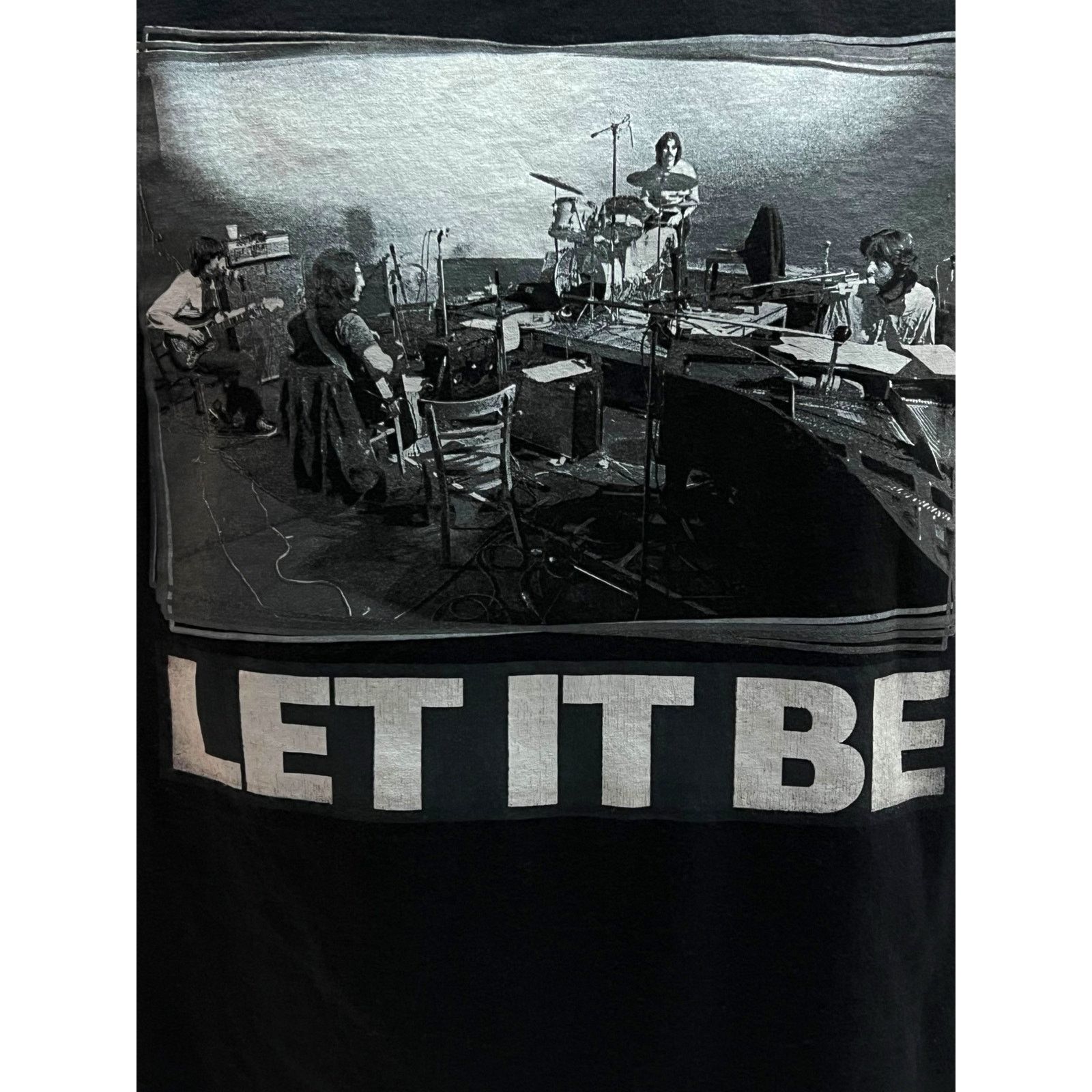 Other The Beatles Let It Be in Studio Woman’s Black T-Shirt XL Size XL / US 12-14 / IT 48-50 - 4 Thumbnail