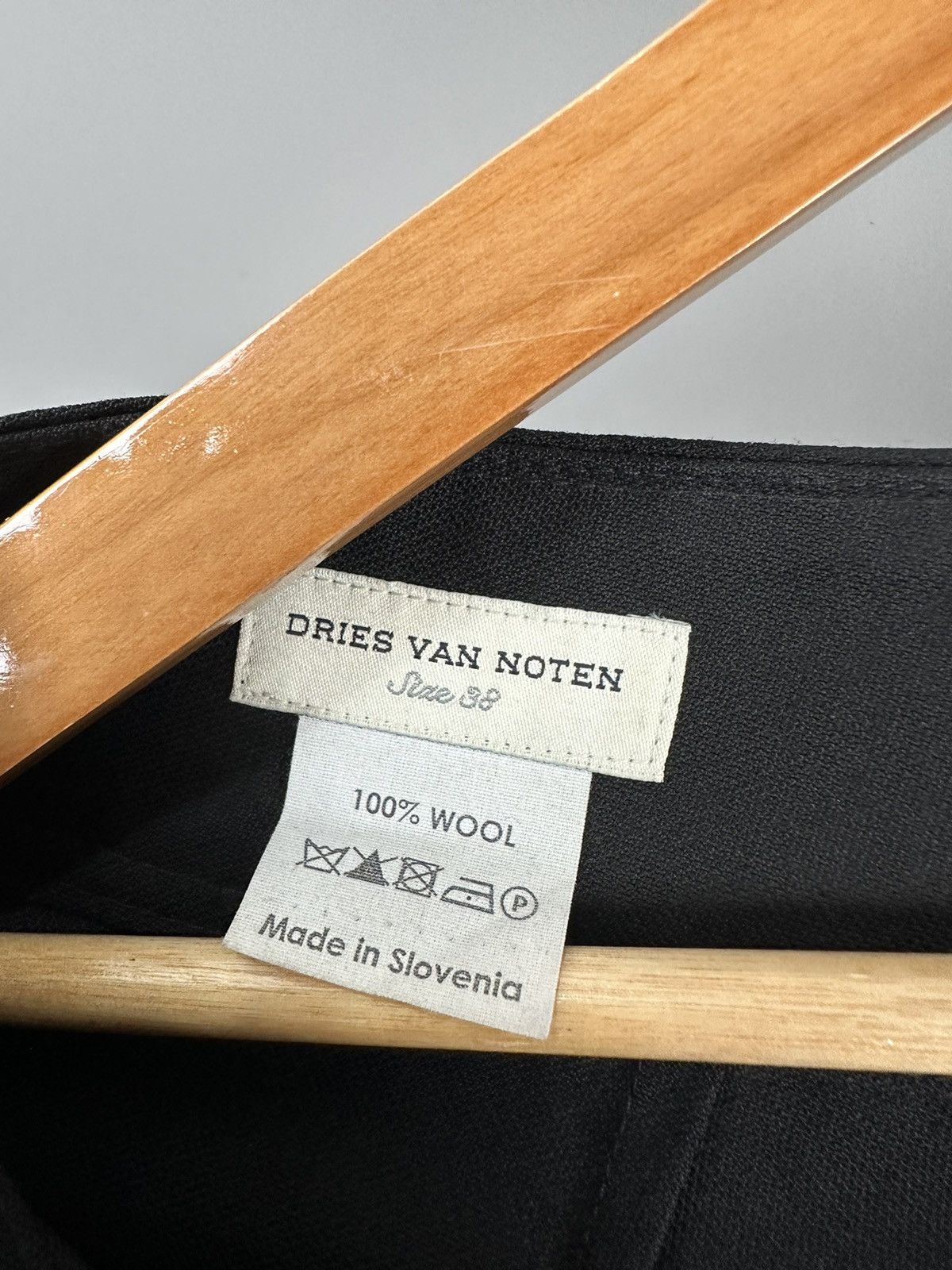 Dries Van Noten Dries Van Noten - Wool High Waisted - Cuffed Trouser Pants Size 28" / US 6 / IT 42 - 11 Thumbnail