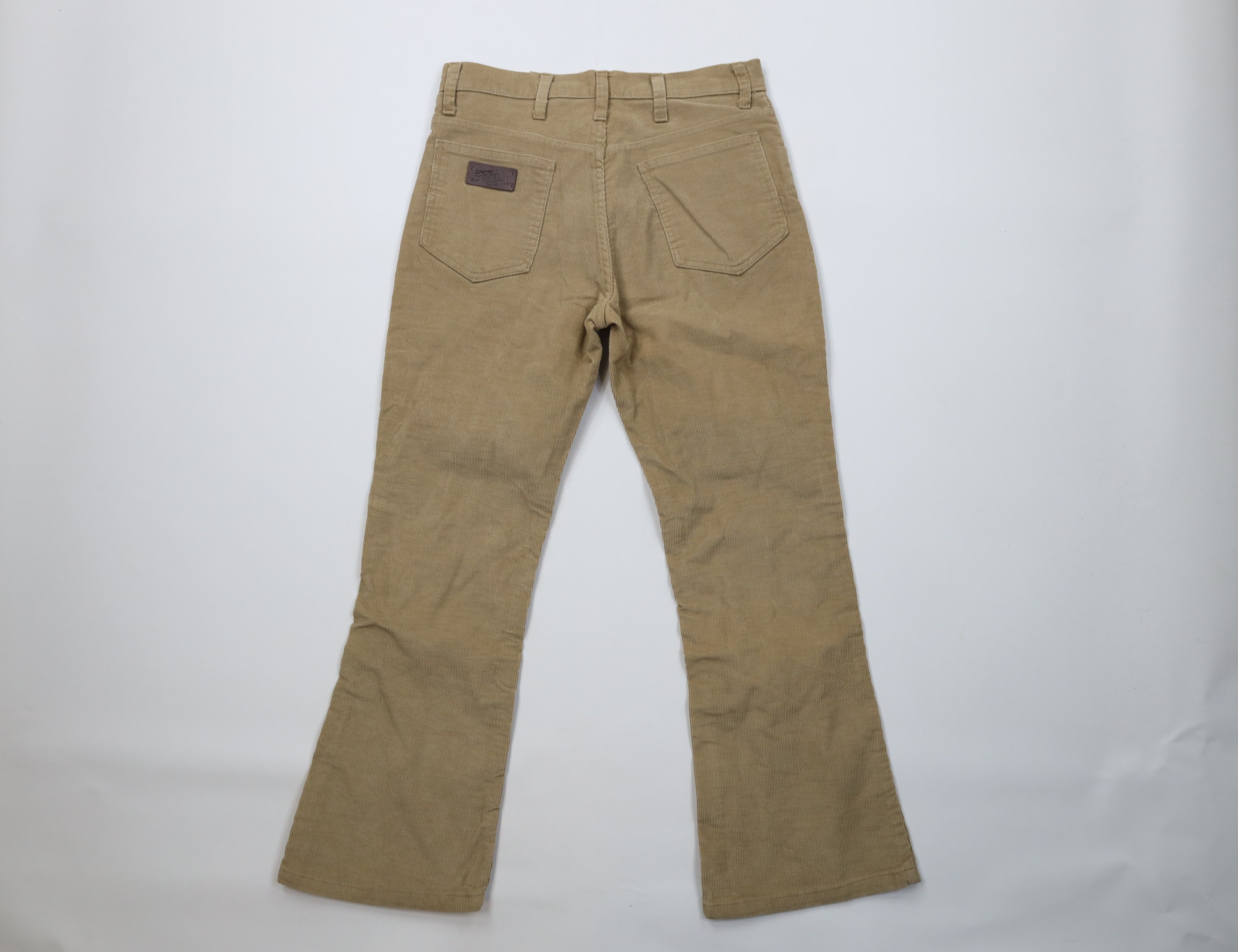 Vintage Vintage 70s Streetwear Wide Leg Corduroy Chino Pants USA Size US 30 / EU 46 - 9 Thumbnail