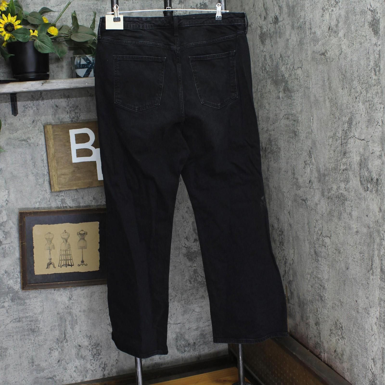 Designer Nwt Universal Thread Flare Jeans 89510034 Black Wash 17 Size 30" / US 8 / IT 44 - 2 Thumbnail
