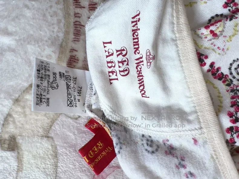Vivienne Westwood Vivienne Westwood Vintage White Floral Dress Size L / US 10 / IT 46 - 6 Thumbnail