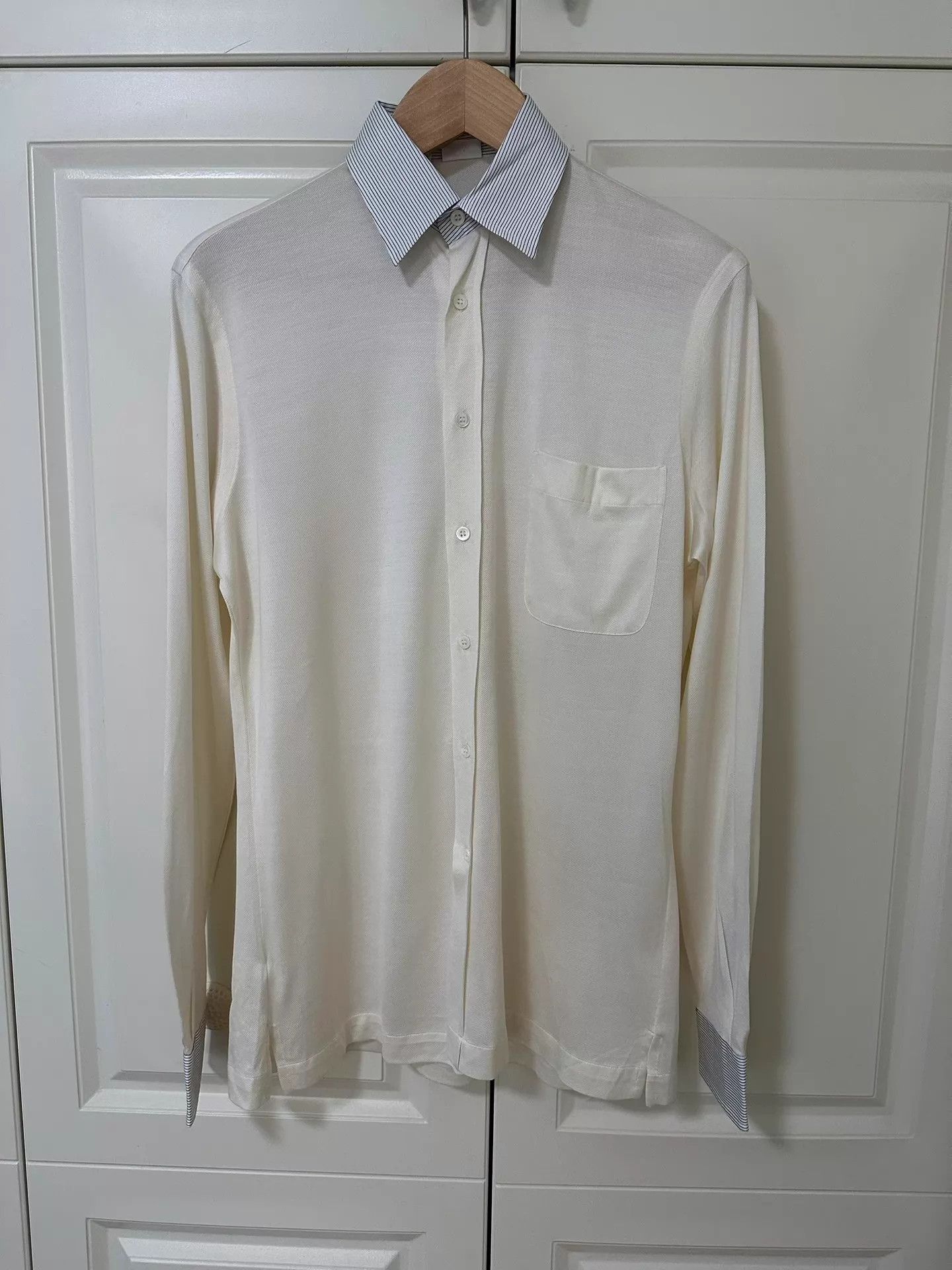 Brioni Brioni Silk Shirt Small Rare Deadstock Italian Made Size US S / EU 44-46 / 1 - 1 Thumbnail