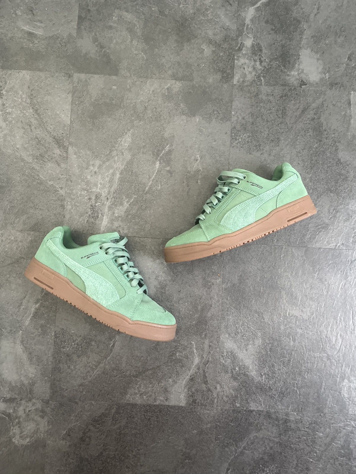 Puma × Vintage Puma Slipstream Suede Gum Logo🌲 Size US 8 / EU 41 - 8 Thumbnail