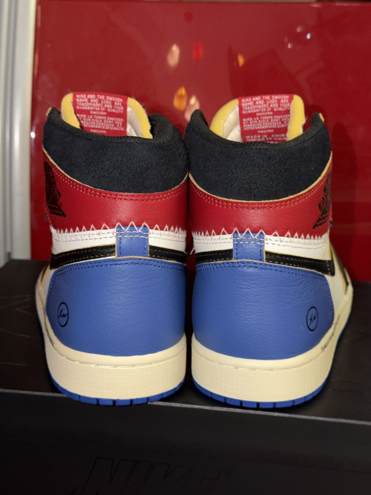 Fragment Design × Nike Nike Jordan 1 x Fragment x Union LA High Retro Shoes Size US 10.5 / EU 43-44 - 8 Thumbnail