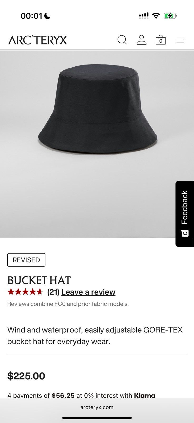 Arc'teryx Veilance Bucket Hat