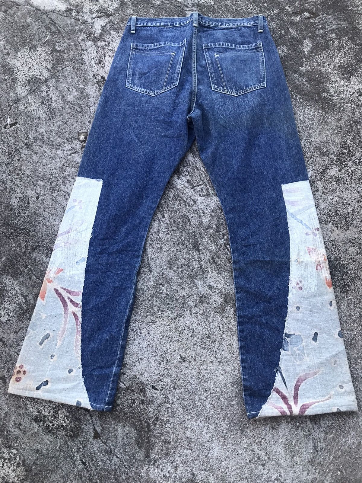 Japanese Brand Japanese Brand Indigo Ku Flare Jeans Size US 31 - 2 Thumbnail