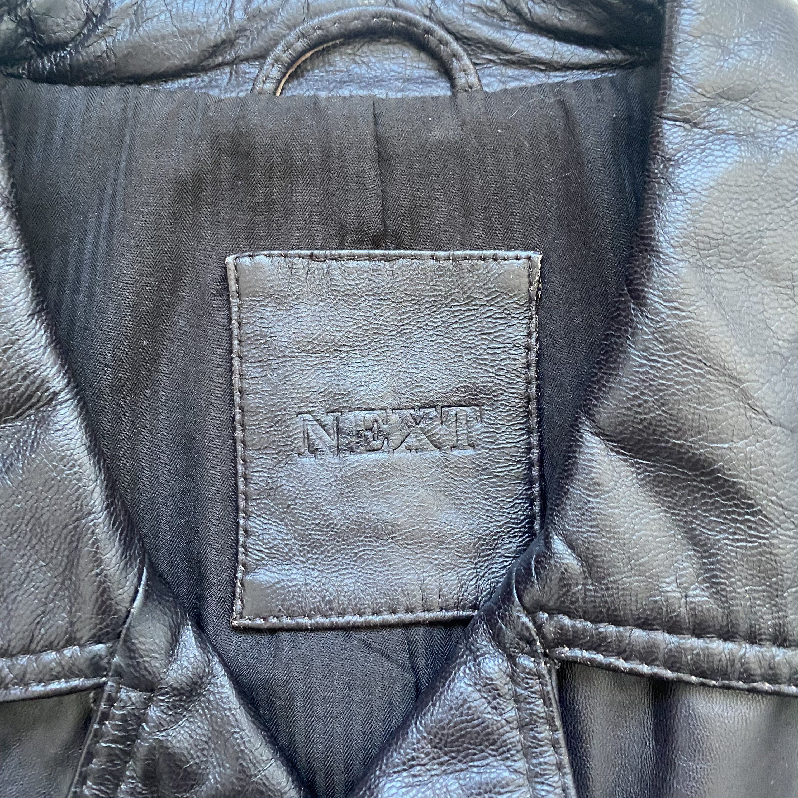 Genuine Leather Vintage 90s Real Leather jacket Button Up Size US L / EU 52-54 / 3 - 7 Thumbnail
