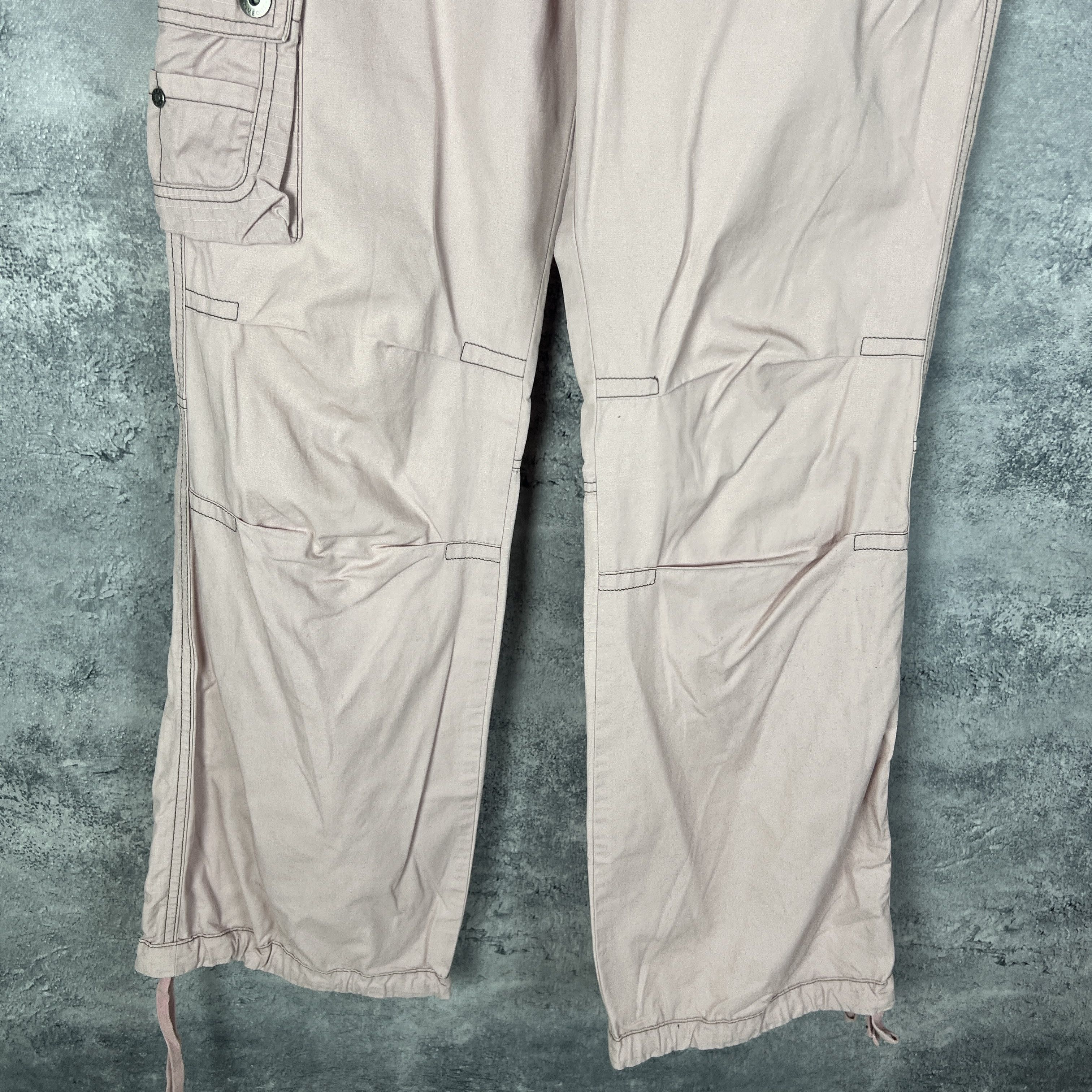 Vintage Cargo Pants Avant Garde Women's Size 38 Pink Size 27" / US 4 / IT 40 - 3 Thumbnail