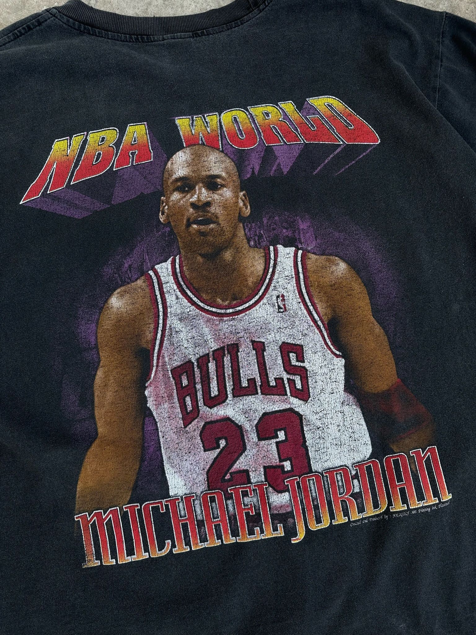 Rap Tees Michael Jordan T-Shirt faded Size US M / EU 48-50 / 2 - 14 Thumbnail