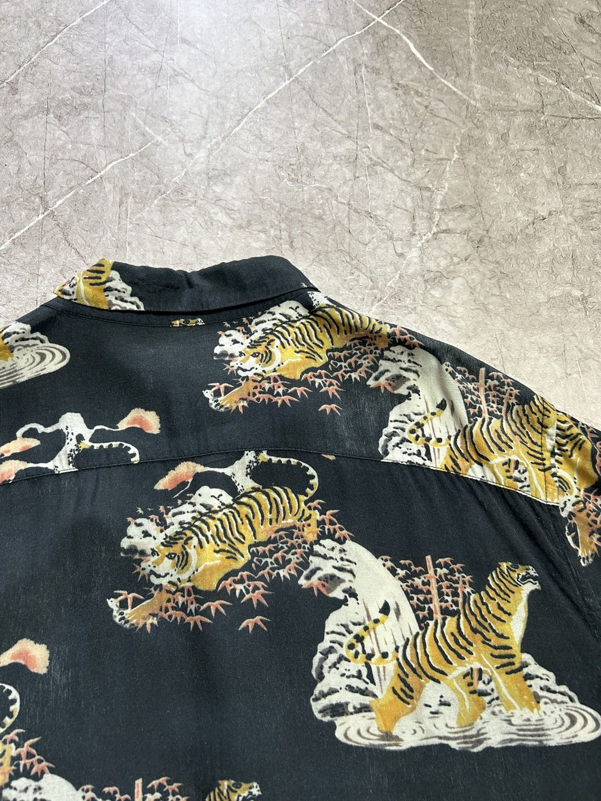Allsaints Allsaints Tiger crazy Hawaiian shirt Size US XL / EU 56 / 4 - 14 Thumbnail
