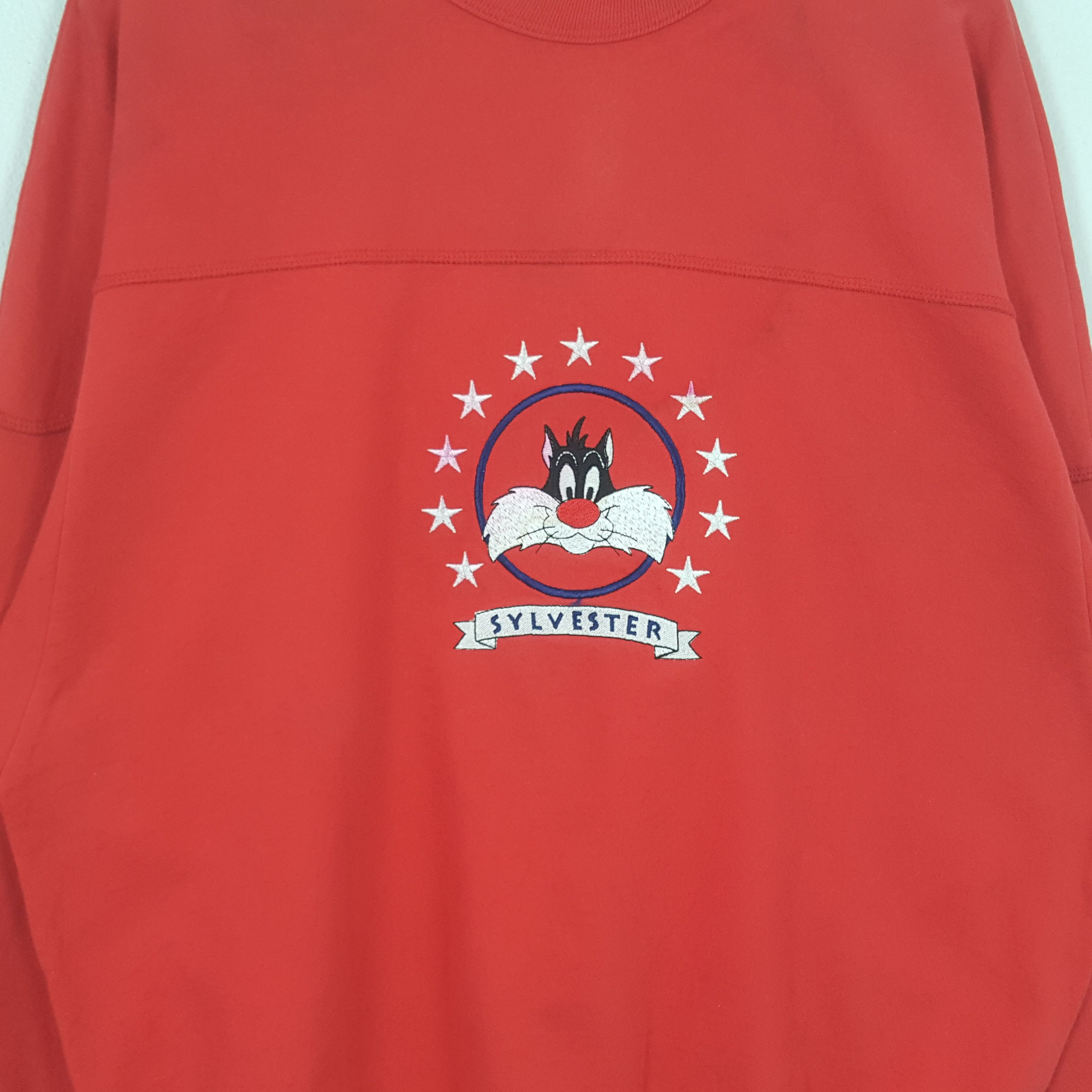 Acme Clothing × Disney × Vintage Vintage Sylvester Acme Cartoon Disney Sweatshirt C286N21 Size US L / EU 52-54 / 3 - 2 Thumbnail