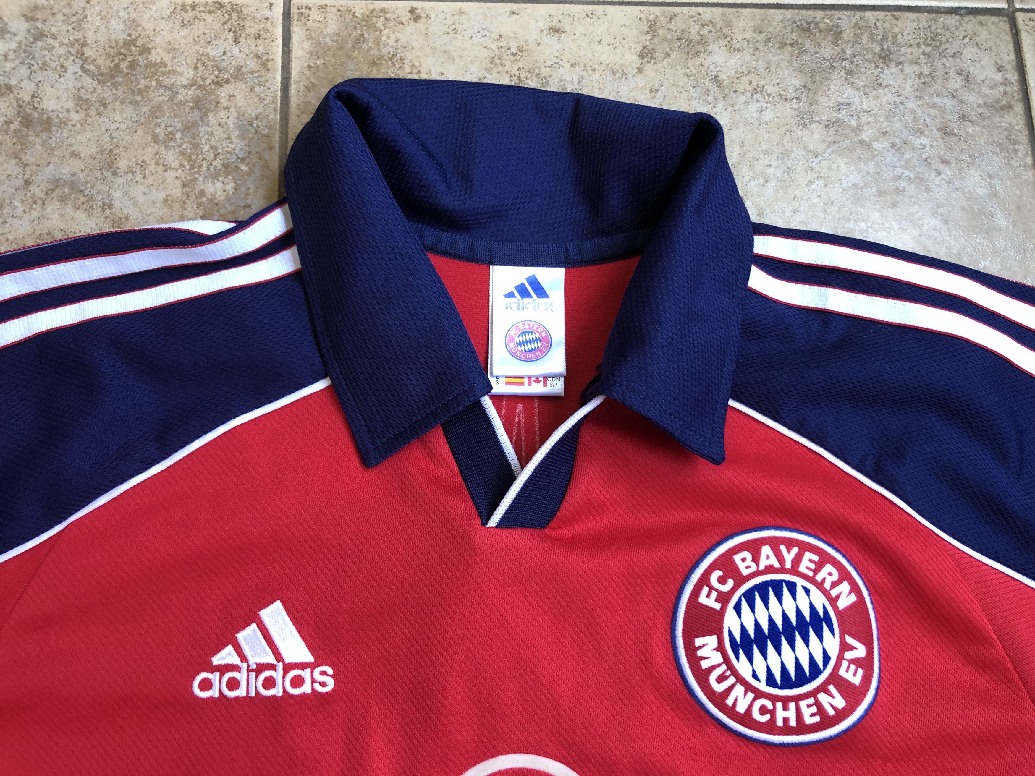Adidas Bayern Munich Home Football Shirt 1999-2001 #13 Sergio Size US S / EU 44-46 / 1 - 6 Thumbnail