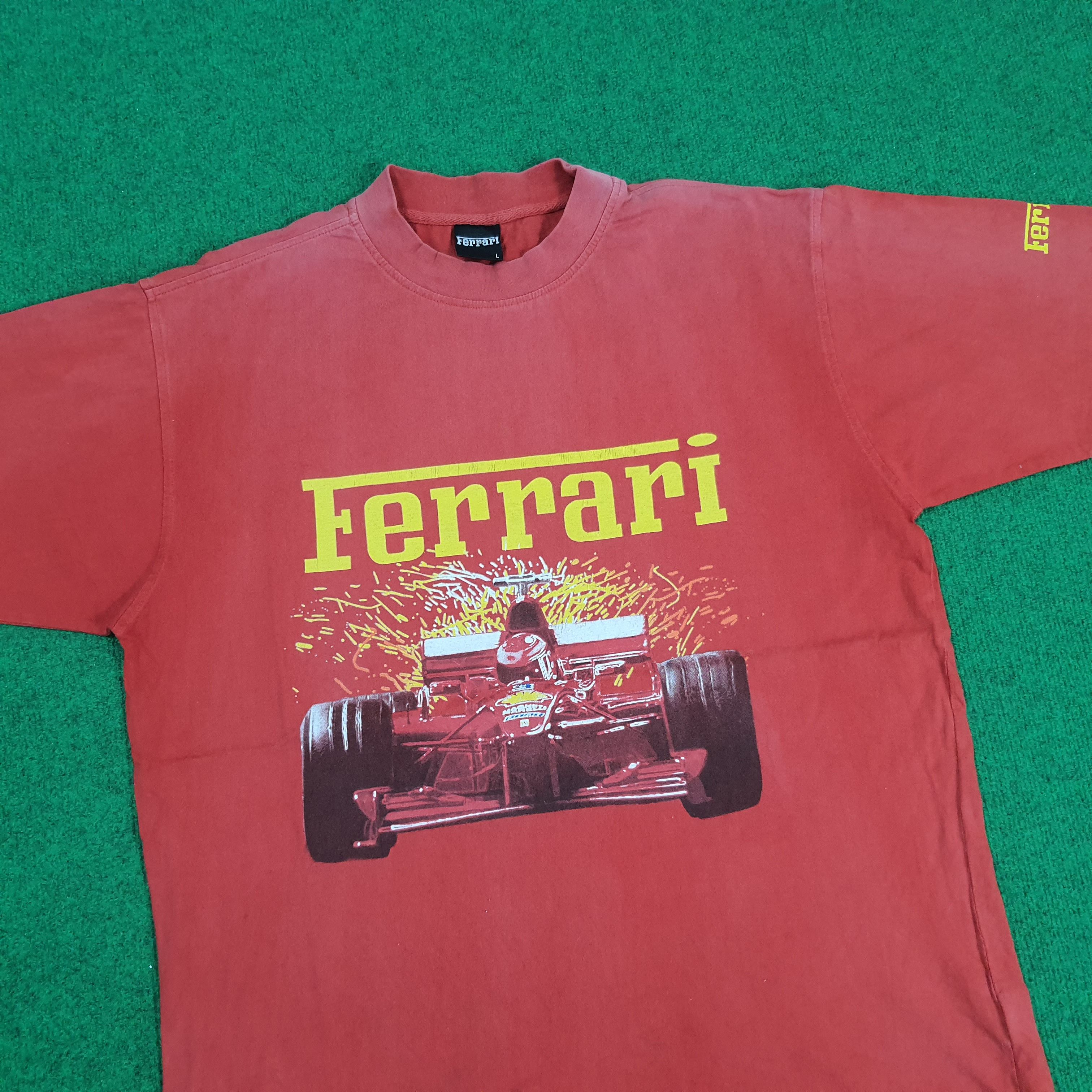 Ferrari × Vintage Vintage Ferrari Motorsports F1 Tshirt Size US L / EU 52-54 / 3 - 2 Thumbnail