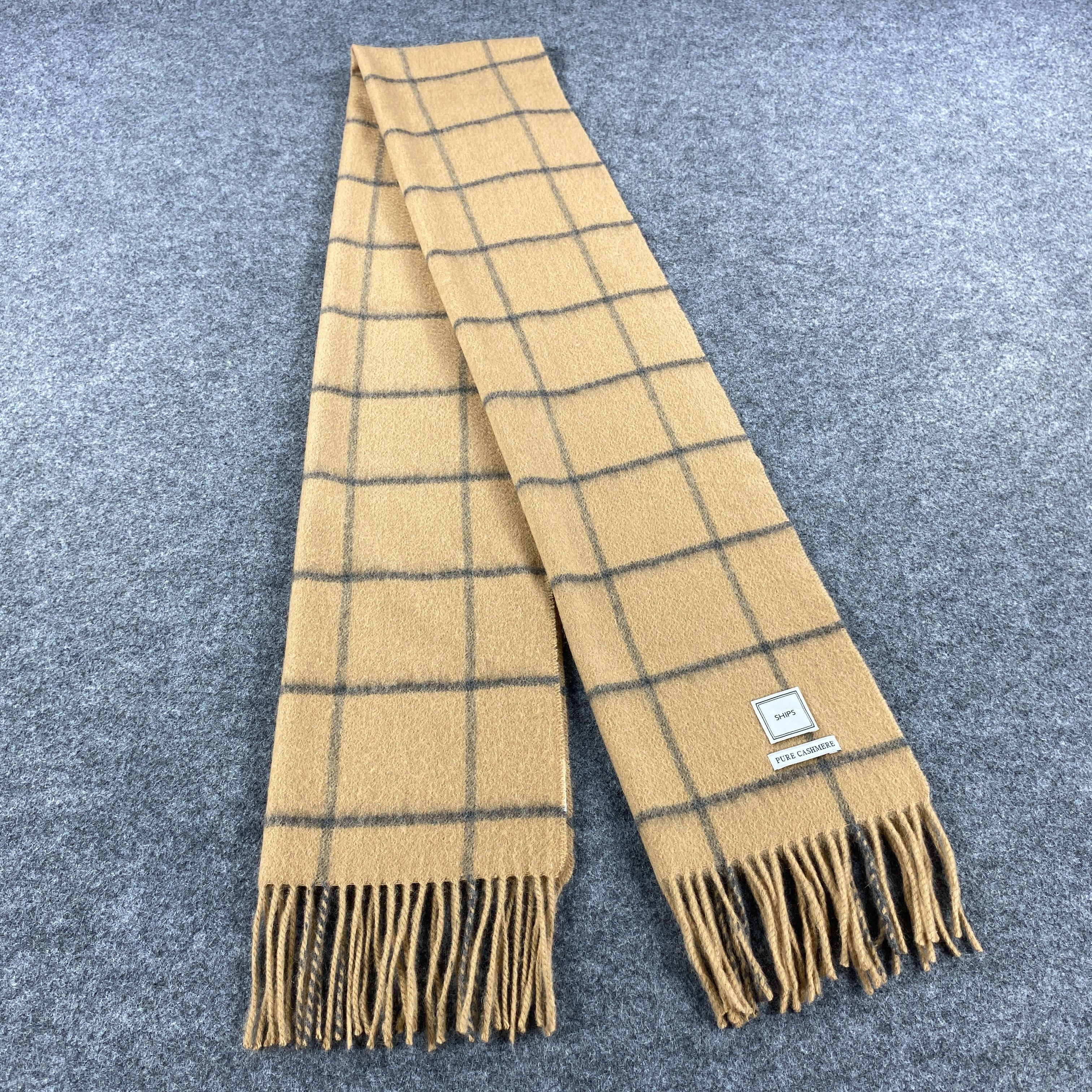 SHIPS × Vintage GF10647 Ships Scarf Neck Wear Muffler Nova Check Size ONE SIZE - 1 Thumbnail