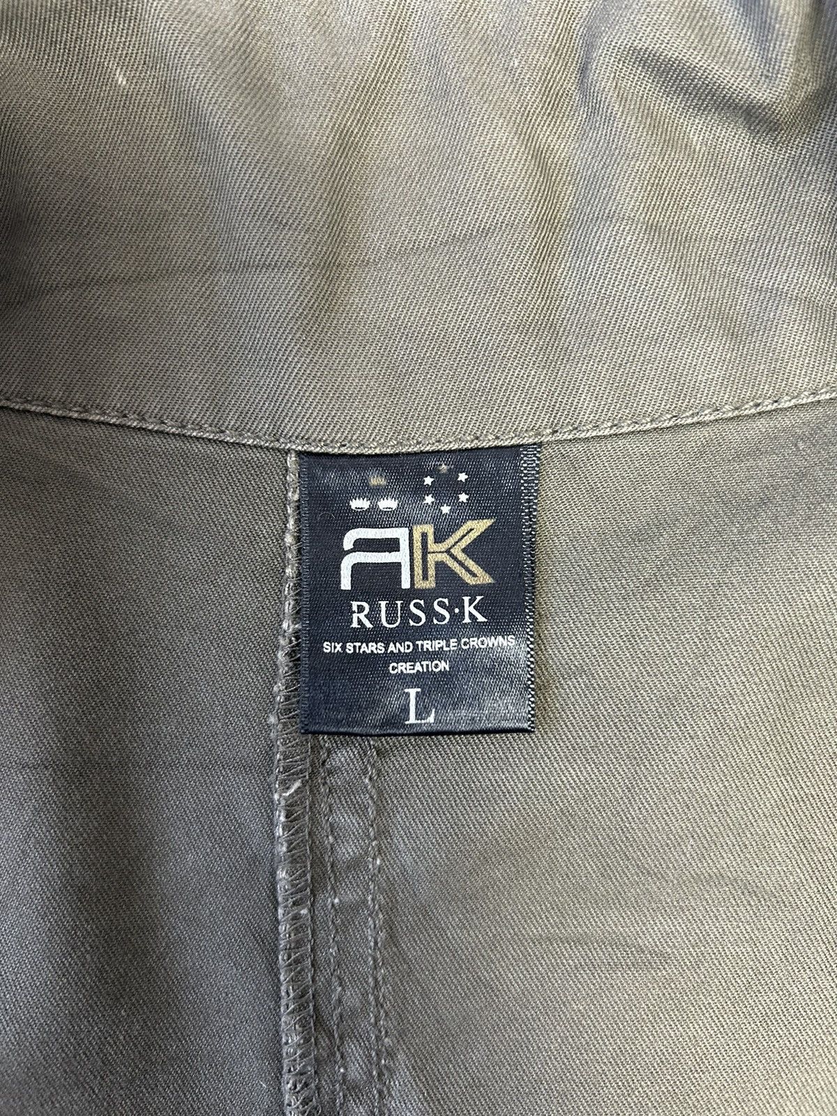 Hysteric Glamour × Japanese Brand RUSS.K HIGH NECK ZIPPER COTTON JACKET Size US L / EU 52-54 / 3 - 4 Thumbnail