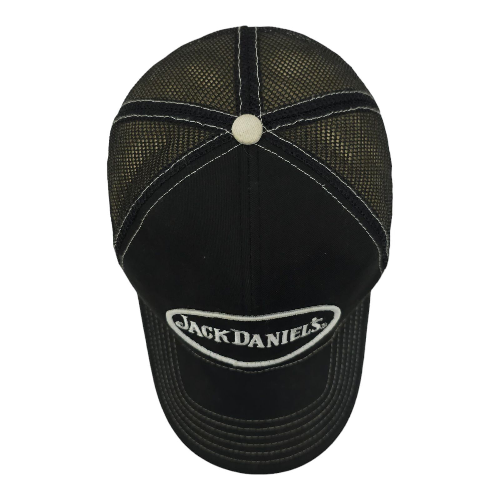 Other Jack Daniels Logo Embroidered Mesh Snapback Cap Trucker Hat Size ONE SIZE - 6 Thumbnail