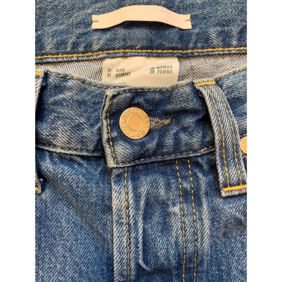 Helmut Lang HELMUT LANG MASC LO EASY JEANS Size US 31 - 11 Thumbnail