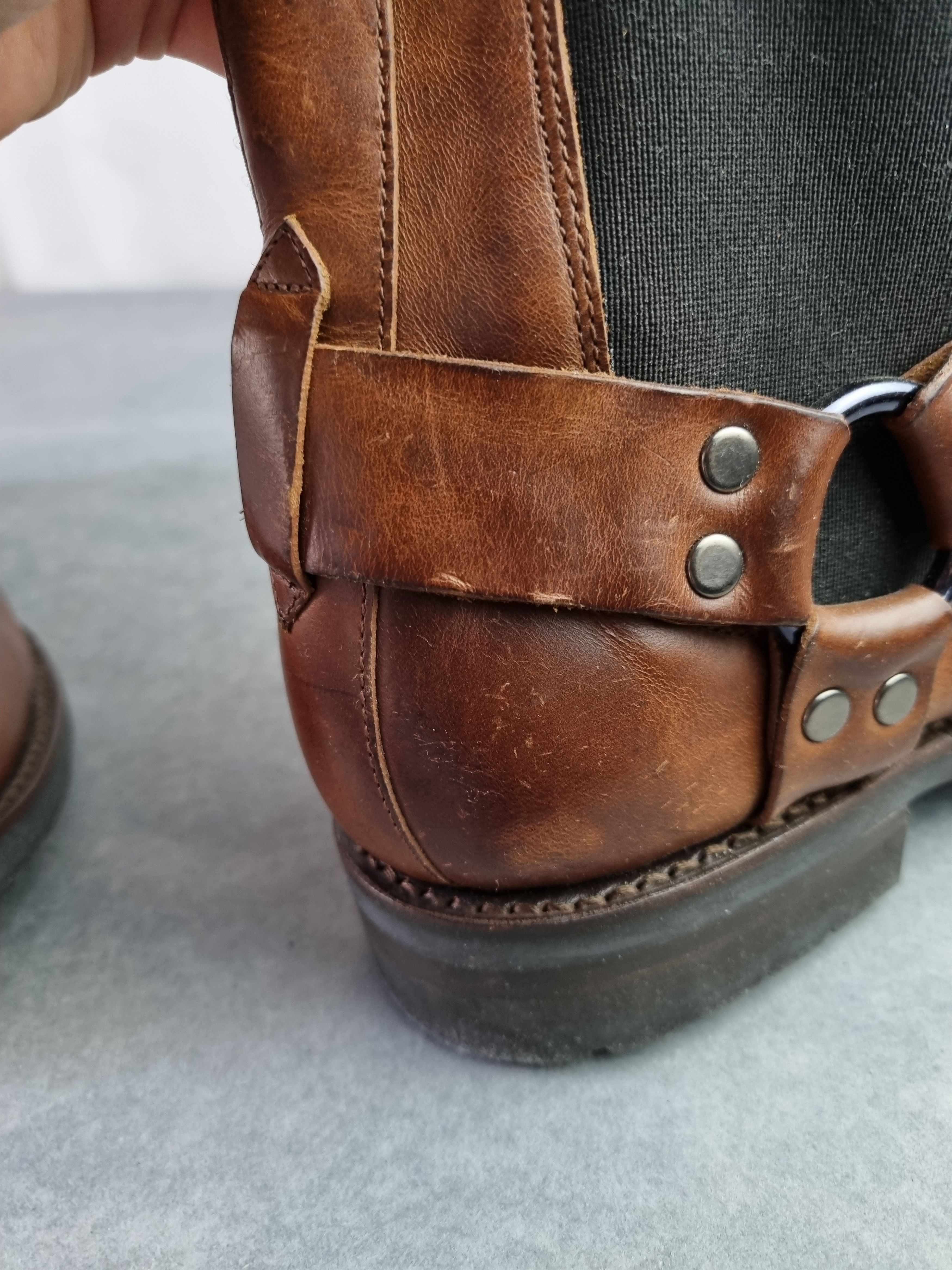 Frye × Vibram Frye Mexican Cowboy Leather Vibram Resist-Oil Boots Size US 9.5 / EU 42-43 - 15 Thumbnail