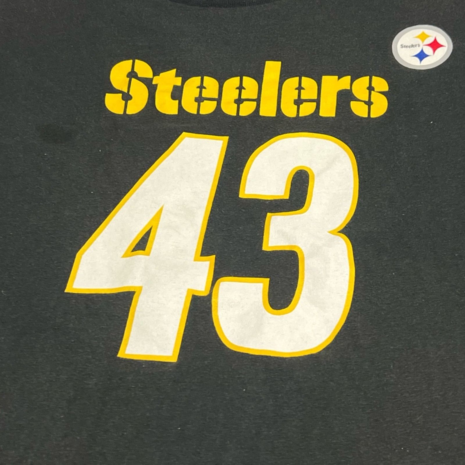 NFL Men’s NFL Pittsburgh Steelers “Polamalu” #43 T-Shirt Sz XL Size US XL / EU 56 / 4 - 3 Thumbnail
