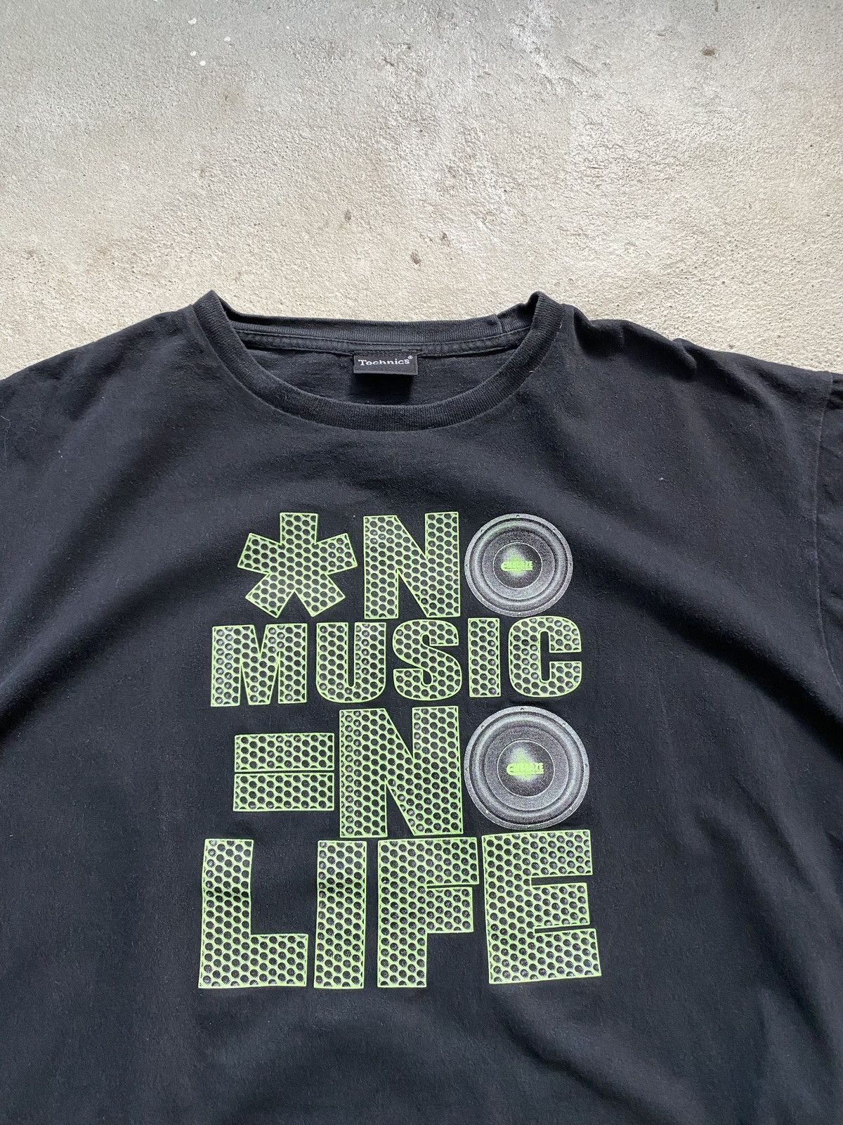 Rap Tees × Vintage Rare! 1990’s Vintage Technics No Music No Life T Shirt Size US M / EU 48-50 / 2 - 4 Thumbnail