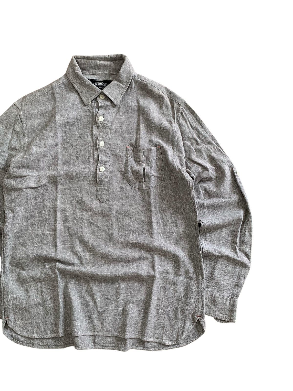 FrizmWORKS Last📦 Frizmworks Linen Half Button Up Shirt Size US L / EU 52-54 / 3 - 2 Thumbnail