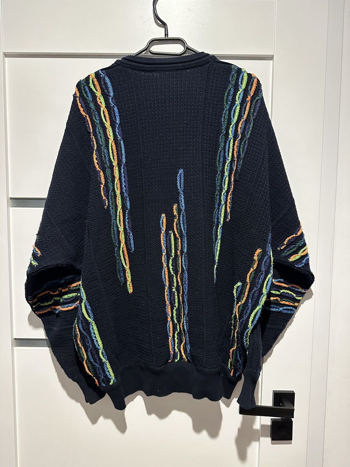 Carlo Colucci Vintage Carlo Colucci cable knit cardigan navy Size US XL / EU 56 / 4 - 6 Thumbnail