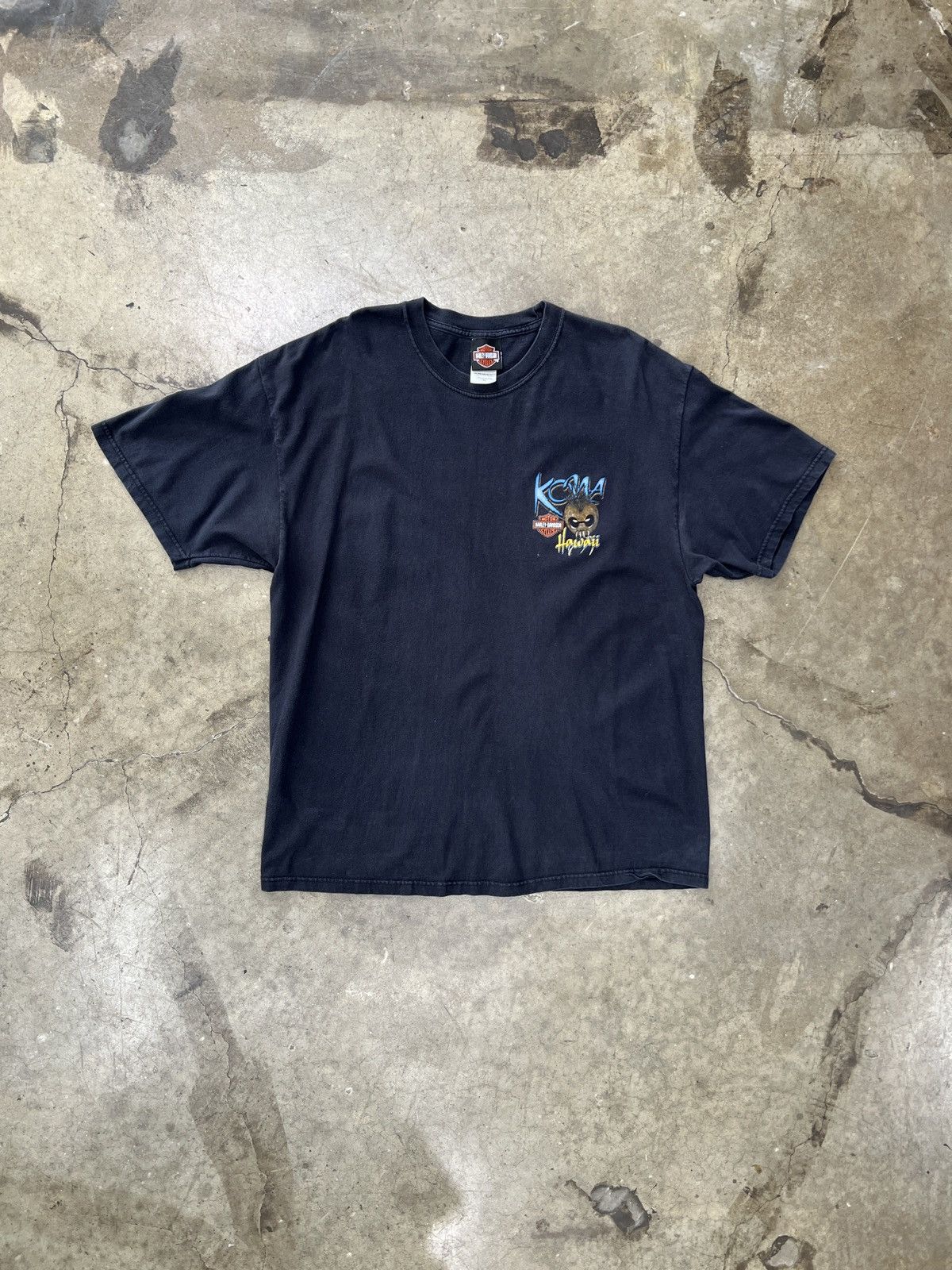 Harley Davidson Vintage 2003 Harley Davidson Kona Hawaii Motorcycle Tee XL Size US XL / EU 56 / 4 - 5 Thumbnail