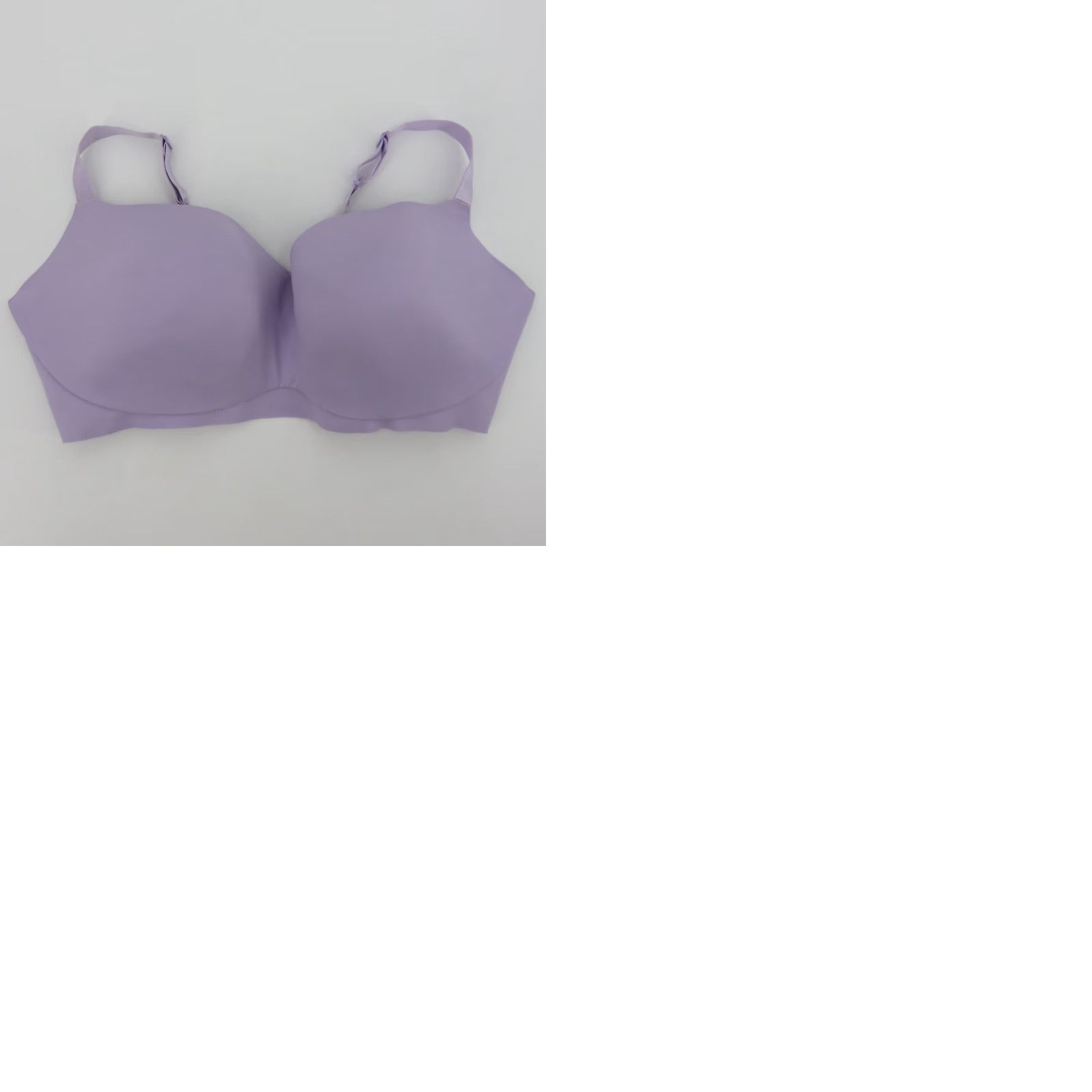Vintage EBY Large DD LDD Balconette Bra Push Up Wireless Lilac Purple All Day Ultimate Size ONE SIZE - 9 Thumbnail