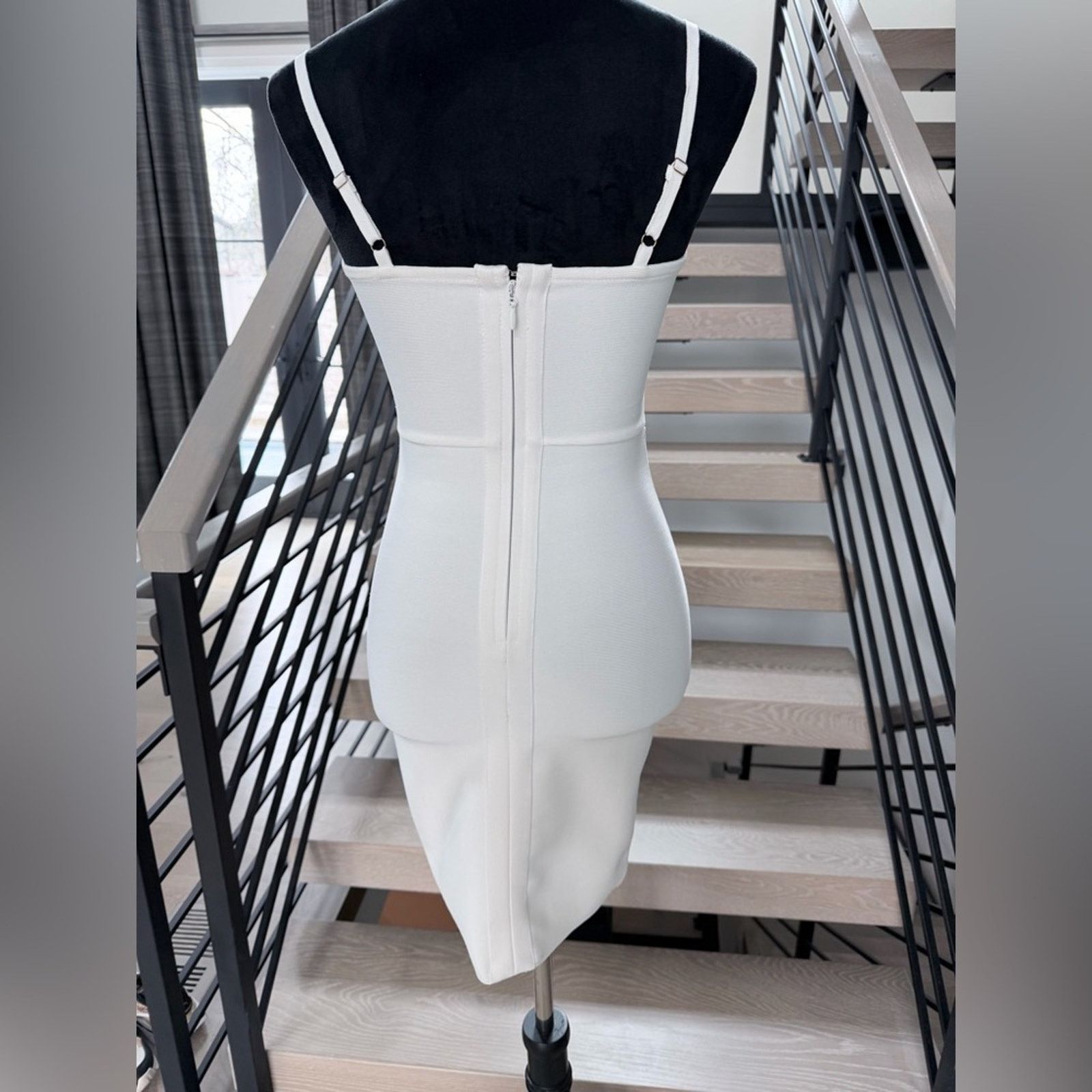 Other White Embellished Bustier Midi Party Dress size S Size S / US 4 / IT 40 - 6 Thumbnail