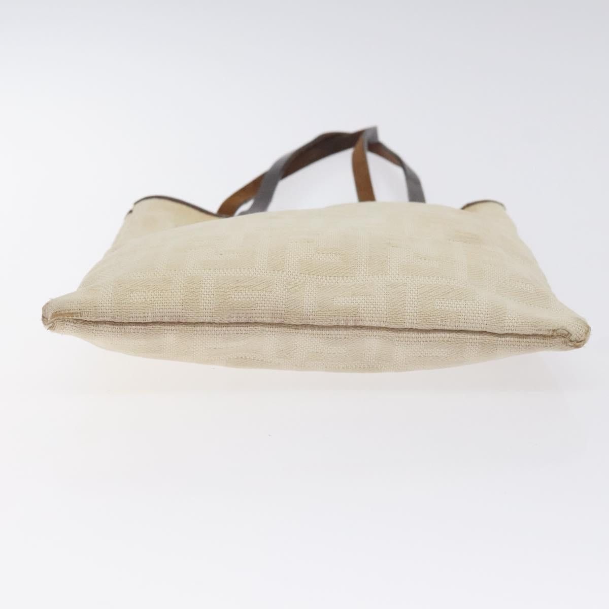 Fendi FENDI Zucca Canvas Hand Bag Beige Brown Size ONE SIZE - 9 Thumbnail