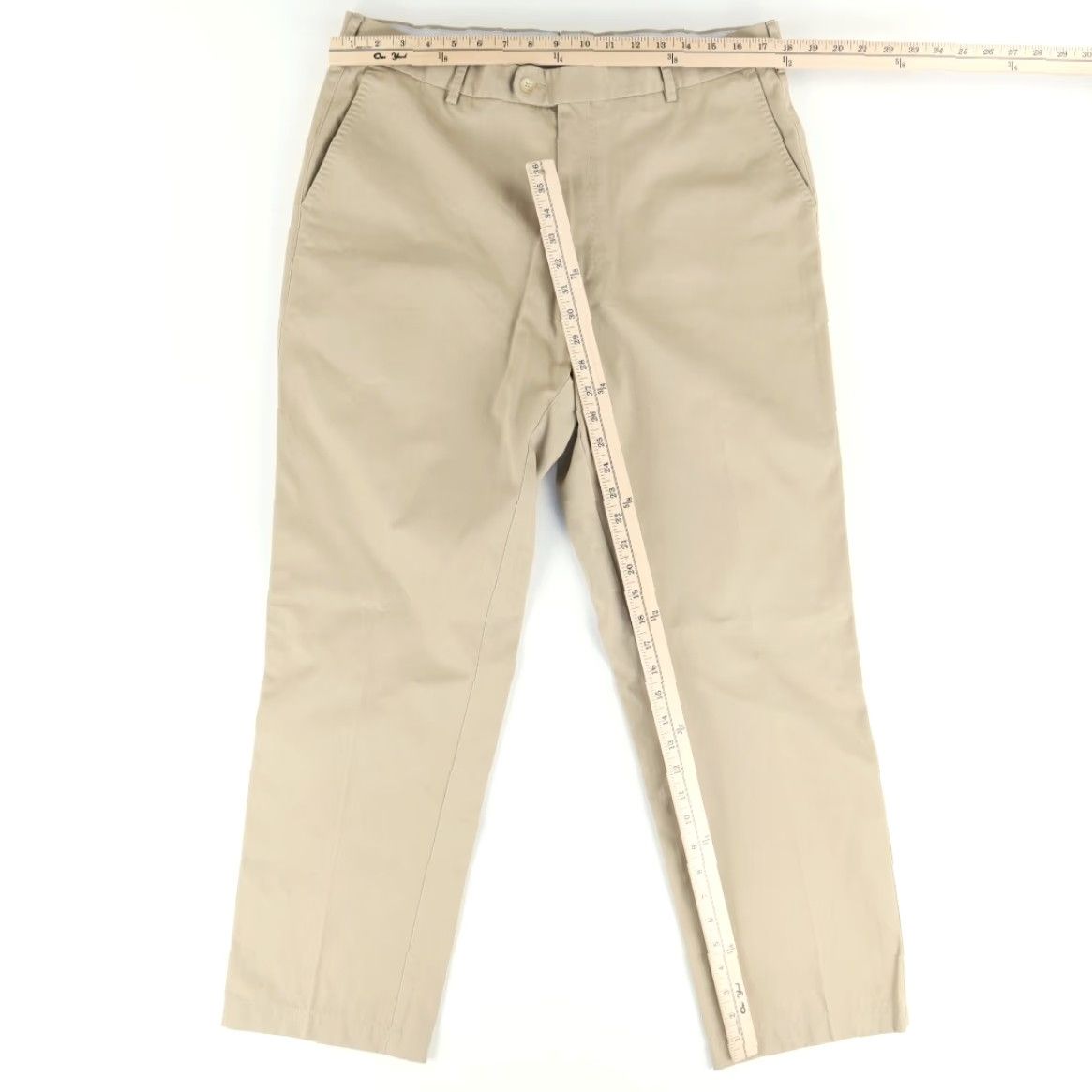 Peter Millar Peter Millar Pima Cotton Khaki Chino Pants Beige 36 Men's Regular Fit Inseam 30in Color Beige Stonewashed? Size US 36 / EU 52 - 3 Thumbnail