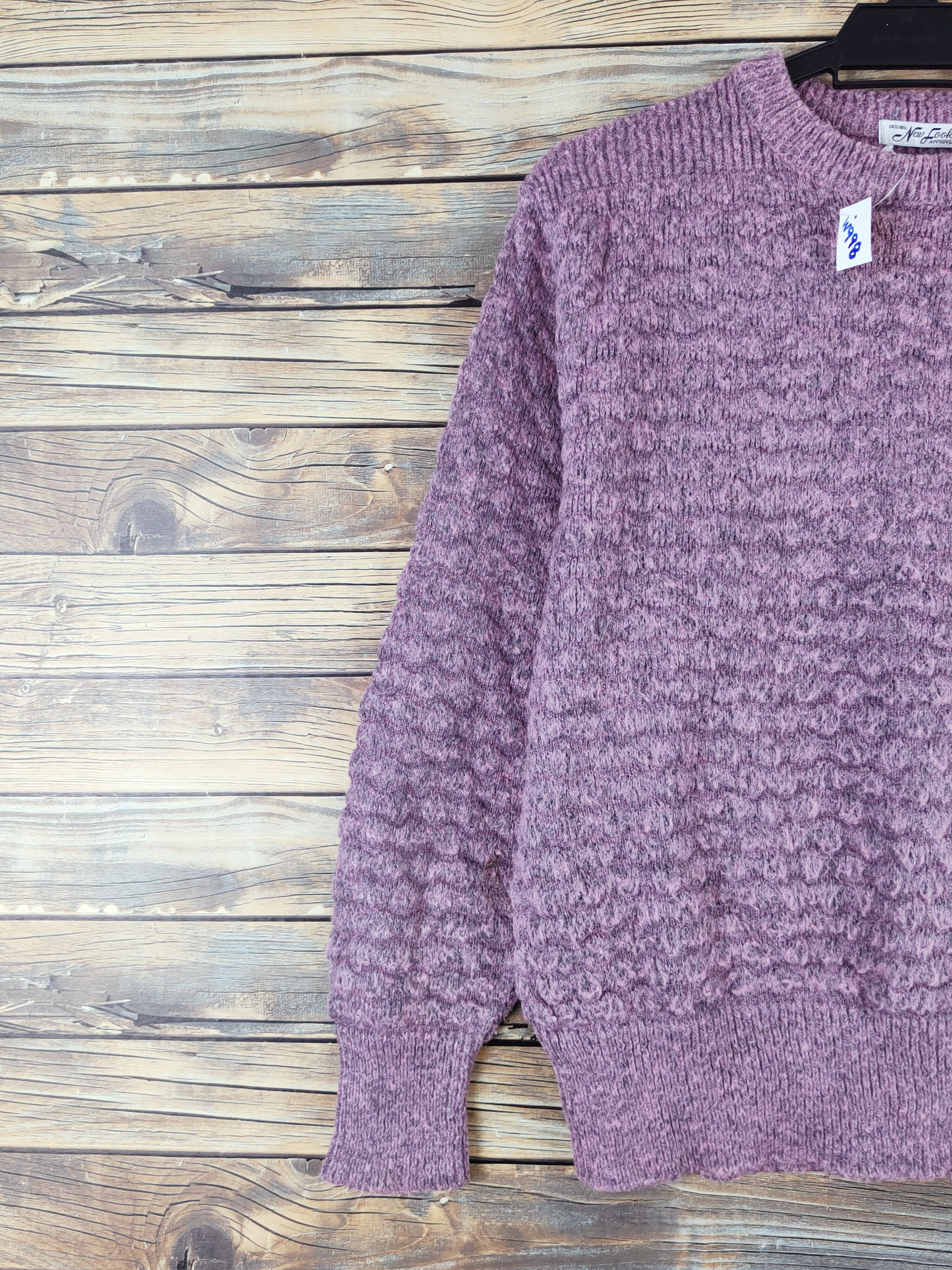 Aran Isles Knitwear × Japanese Brand × New Look New Look vintage Pink Knitwear Sweatshirts #W998 Size US M / EU 48-50 / 2 - 3 Thumbnail