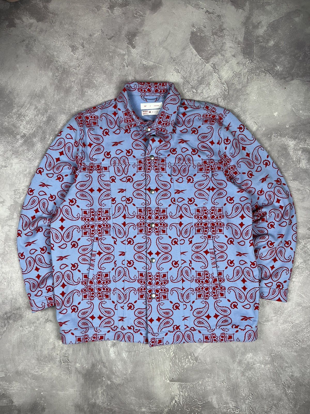 Pyer Moss × Reebok Pyer Moss Reebok Galaxy Jacket Blue/Red Size M Size US M / EU 48-50 / 2 - 4 Thumbnail