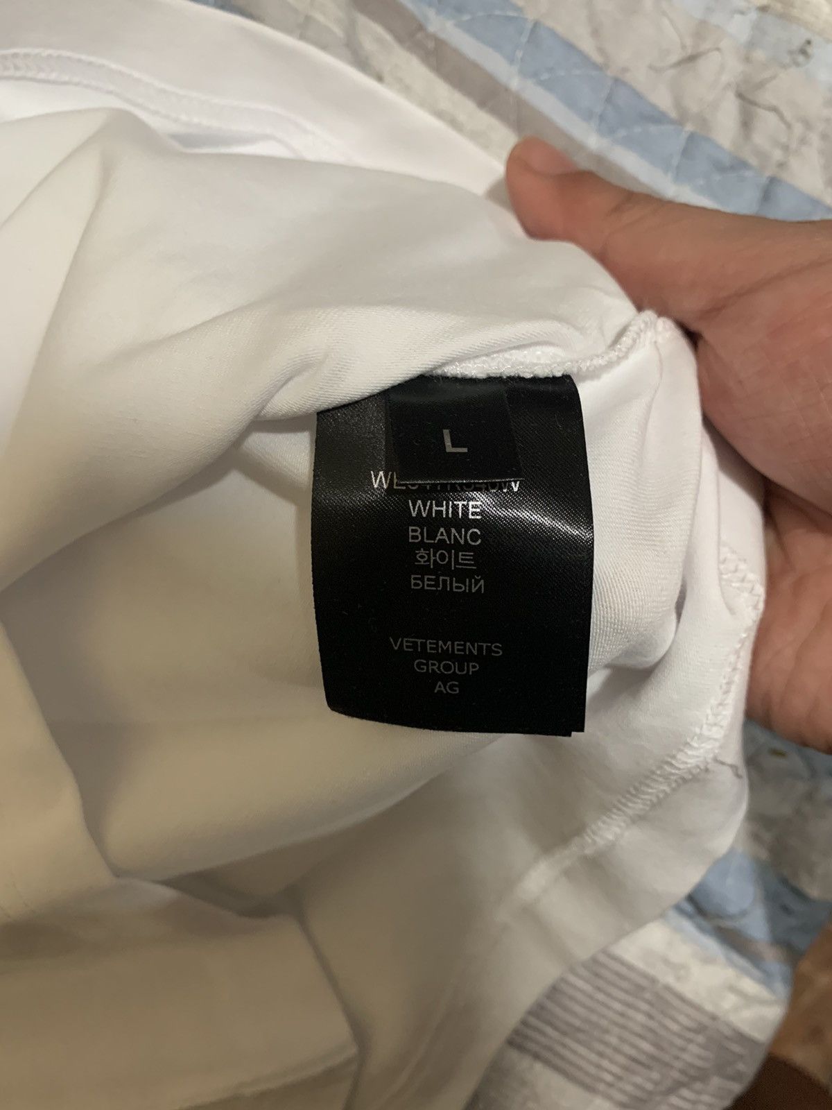 Vetements Vetements Amor Fitted T-Shirt Size US L / EU 52-54 / 3 - 8 Thumbnail