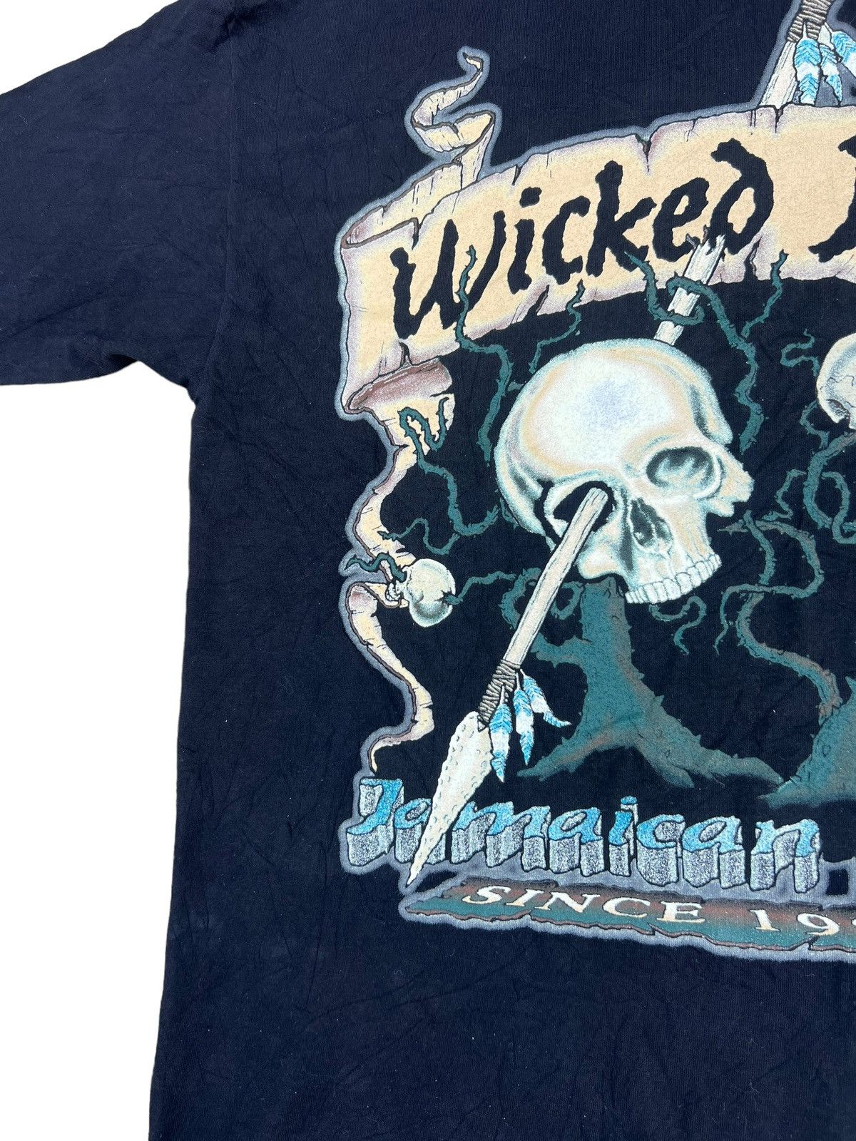 Vintage RARE! Vintage 90s Jamaican Style Wicked Irie t shirt Size US L / EU 52-54 / 3 - 15 Thumbnail