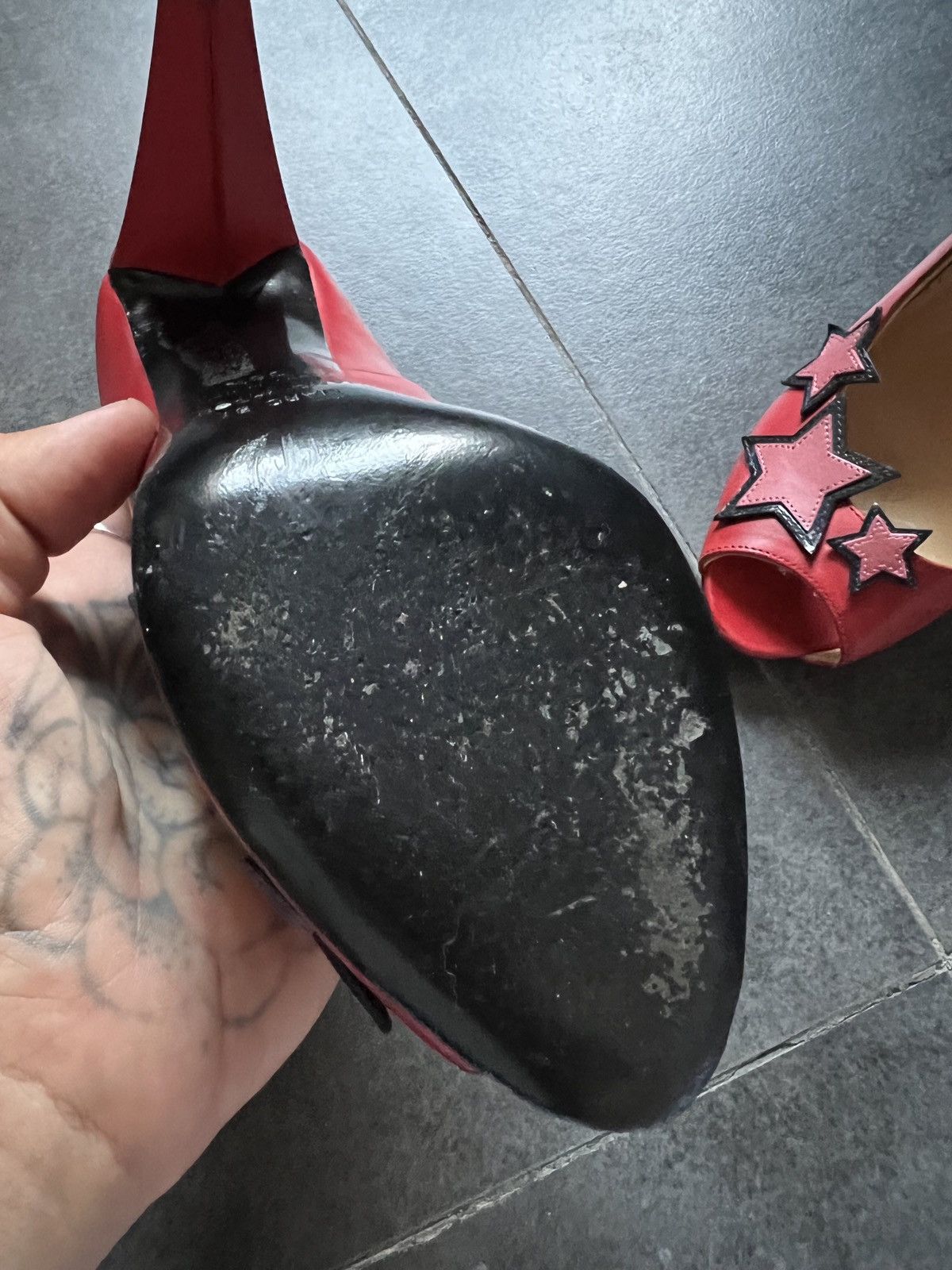 Marc by Marc Jacobs × Vintage Louis Vuitton style Marc Jacobs vintage stars heels Size US 6.5 / IT 36.5 - 13 Thumbnail