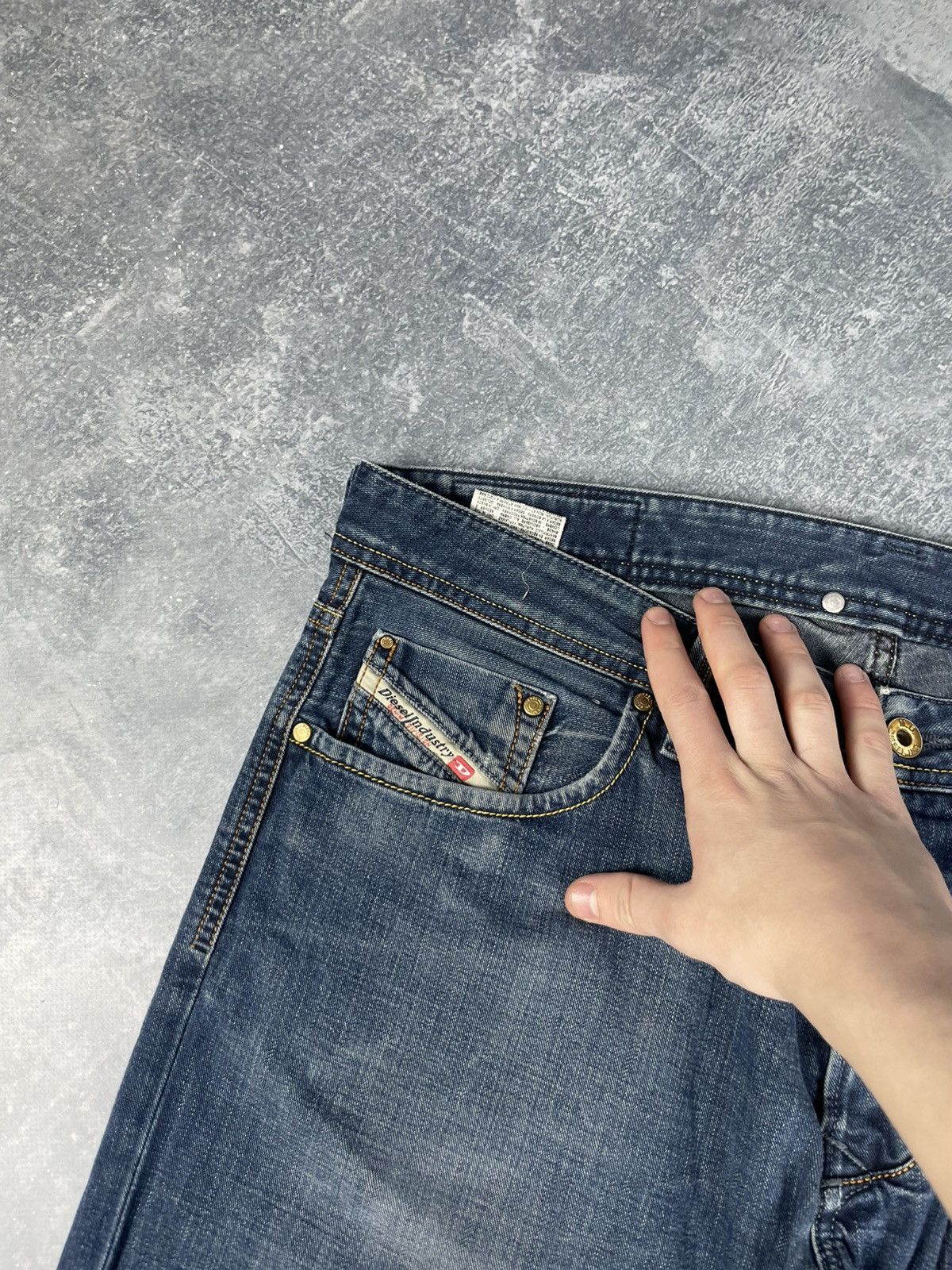 Diesel Crazy baggy Diesel Larkee denim jeans washed Size US 34 / EU 50 - 4 Thumbnail