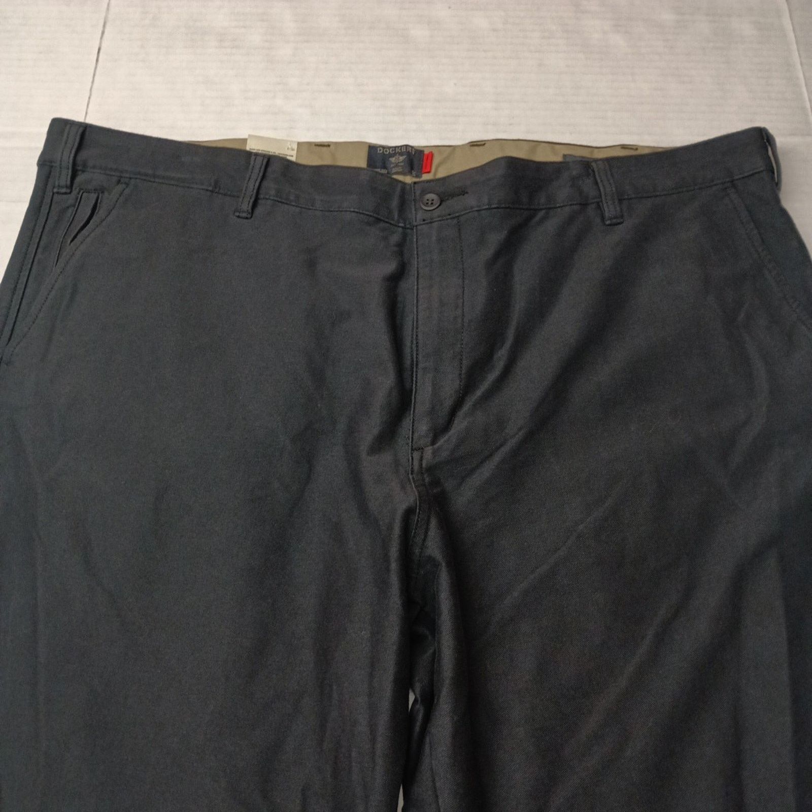 Dockers Dockers Comfort Knit Chino Pants Men's Size 46x34 Black Size US 44 / EU 60 - 4 Thumbnail