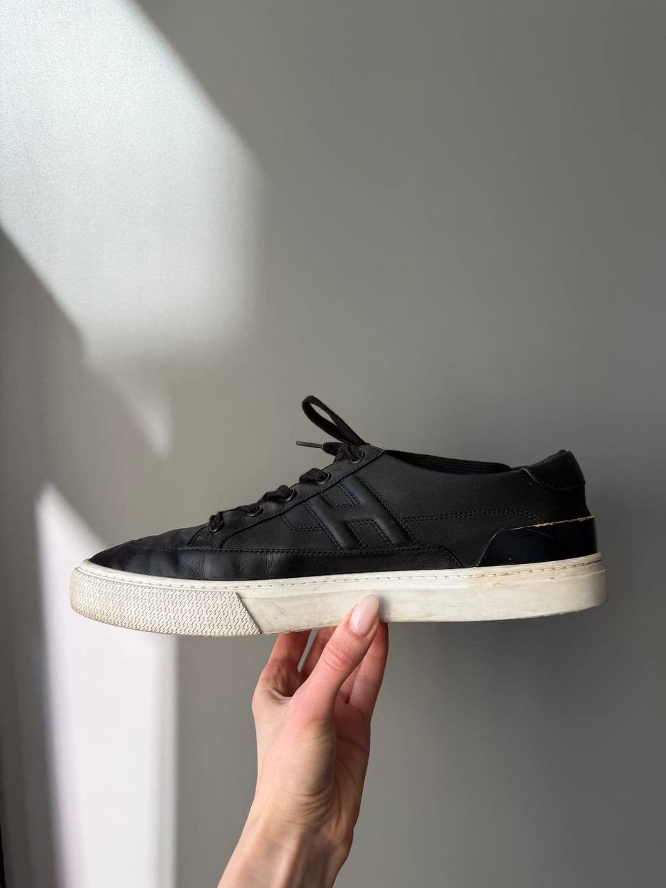 Hermes HERMES ATHLETIC LOW SNEAKERS SHOES IN BLACK SIZE 43.5 Size US 10.5 / EU 43-44 - 3 Thumbnail