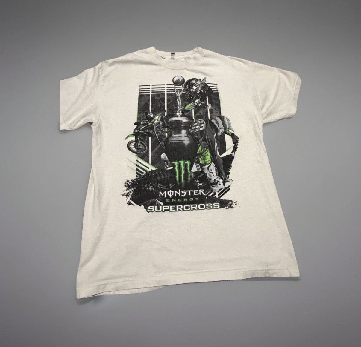 JNCO Monster Energy AMA Supercross FIM World Championship T-Shirt Size US L / EU 52-54 / 3 - 1 Thumbnail