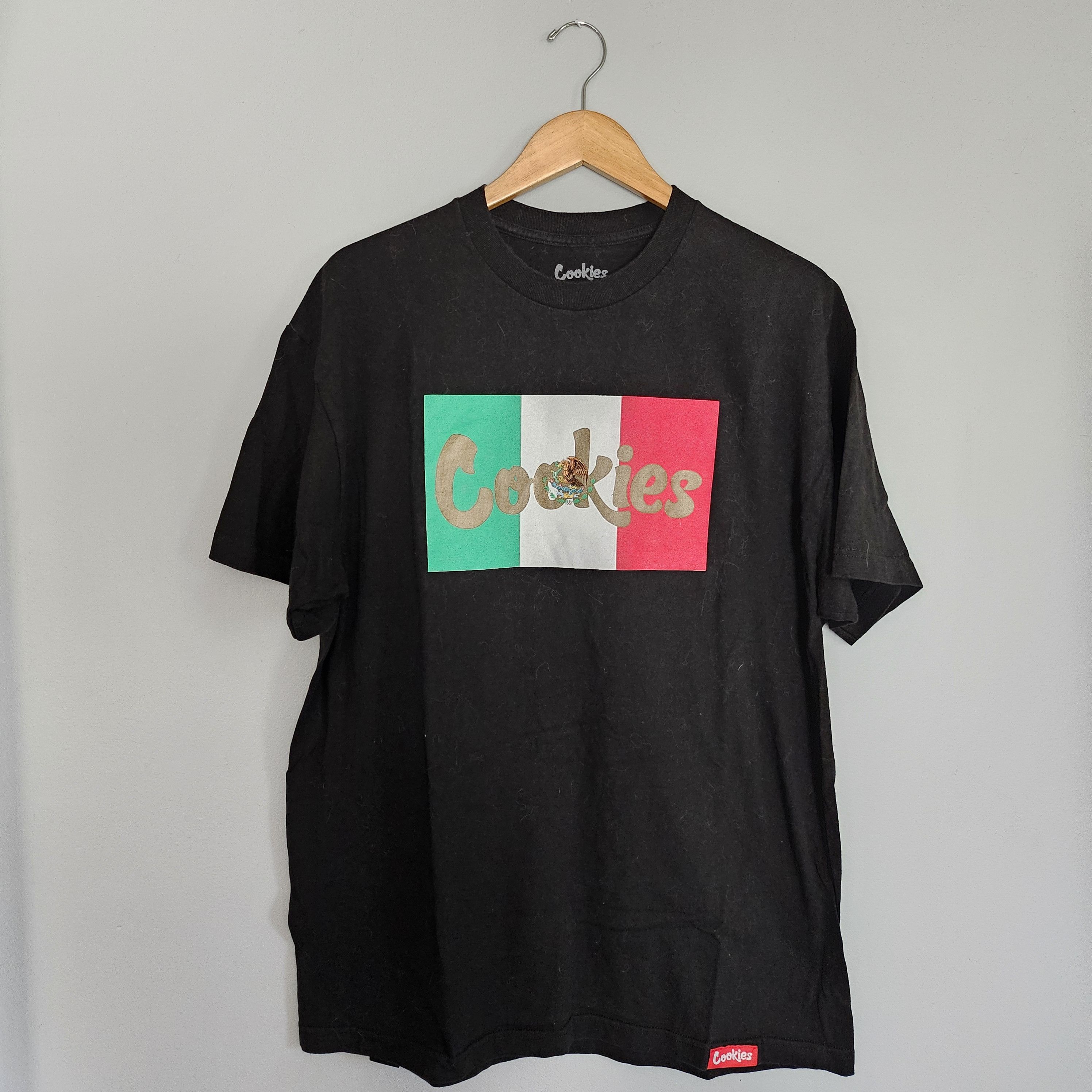 Cookies Cookies T-Shirt Mexico Flag Black size XL Size US XL / EU 56 / 4 - 1 Thumbnail