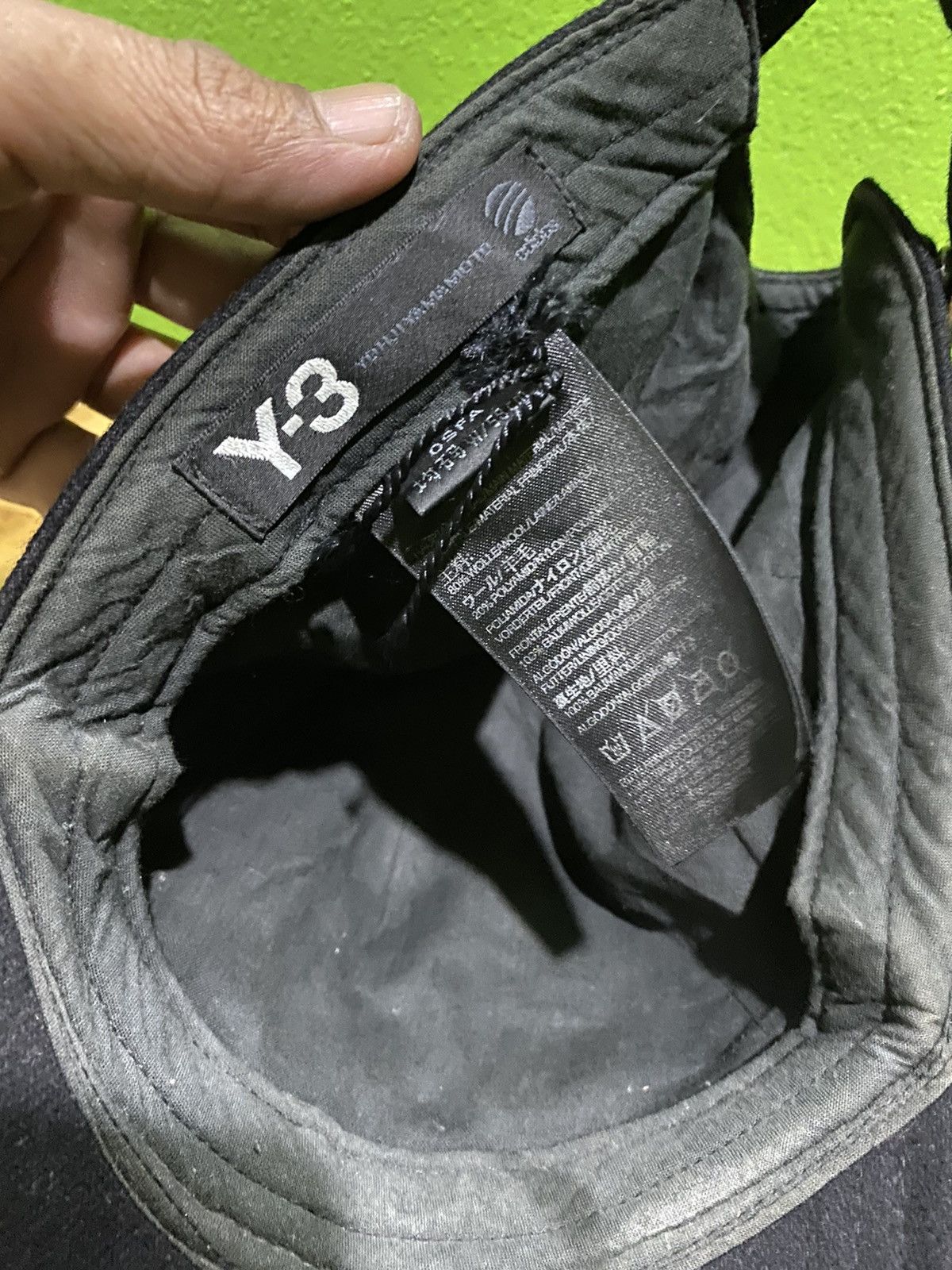 Adidas × Y-3 × Yohji Yamamoto Y-3 Wool Logo Cap Size ONE SIZE - 6 Thumbnail