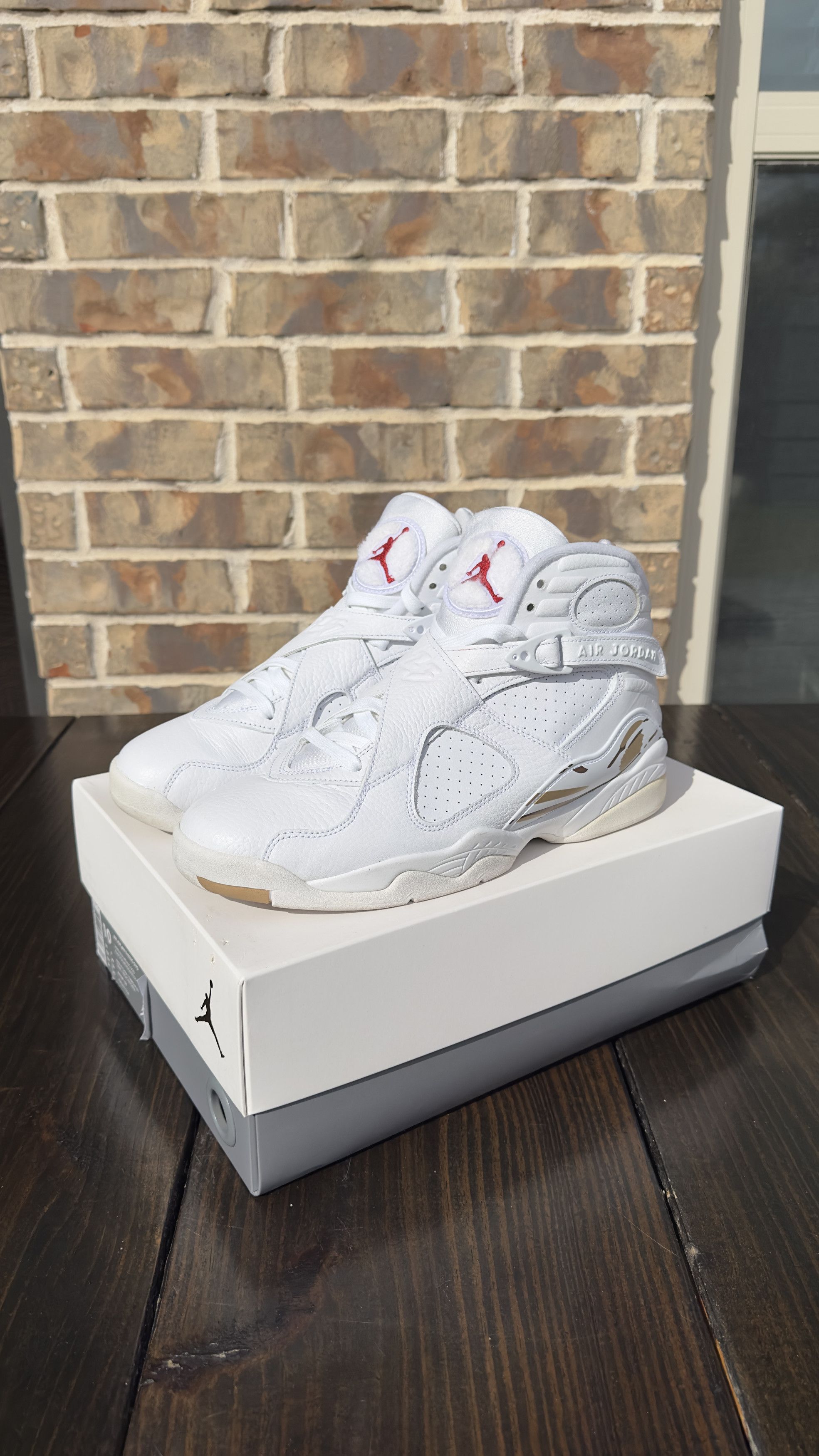 Jordan Brand × October's Very Own OVO x Jordan 8 White size 10 Size US 10 / EU 43 - 1 Thumbnail