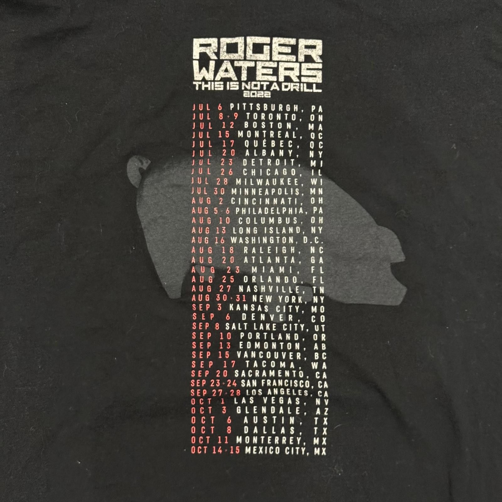 Pink Floyd Official Roger Waters This Is Not A Drill Tour Shirt XL Size US XL / EU 56 / 4 - 7 Thumbnail