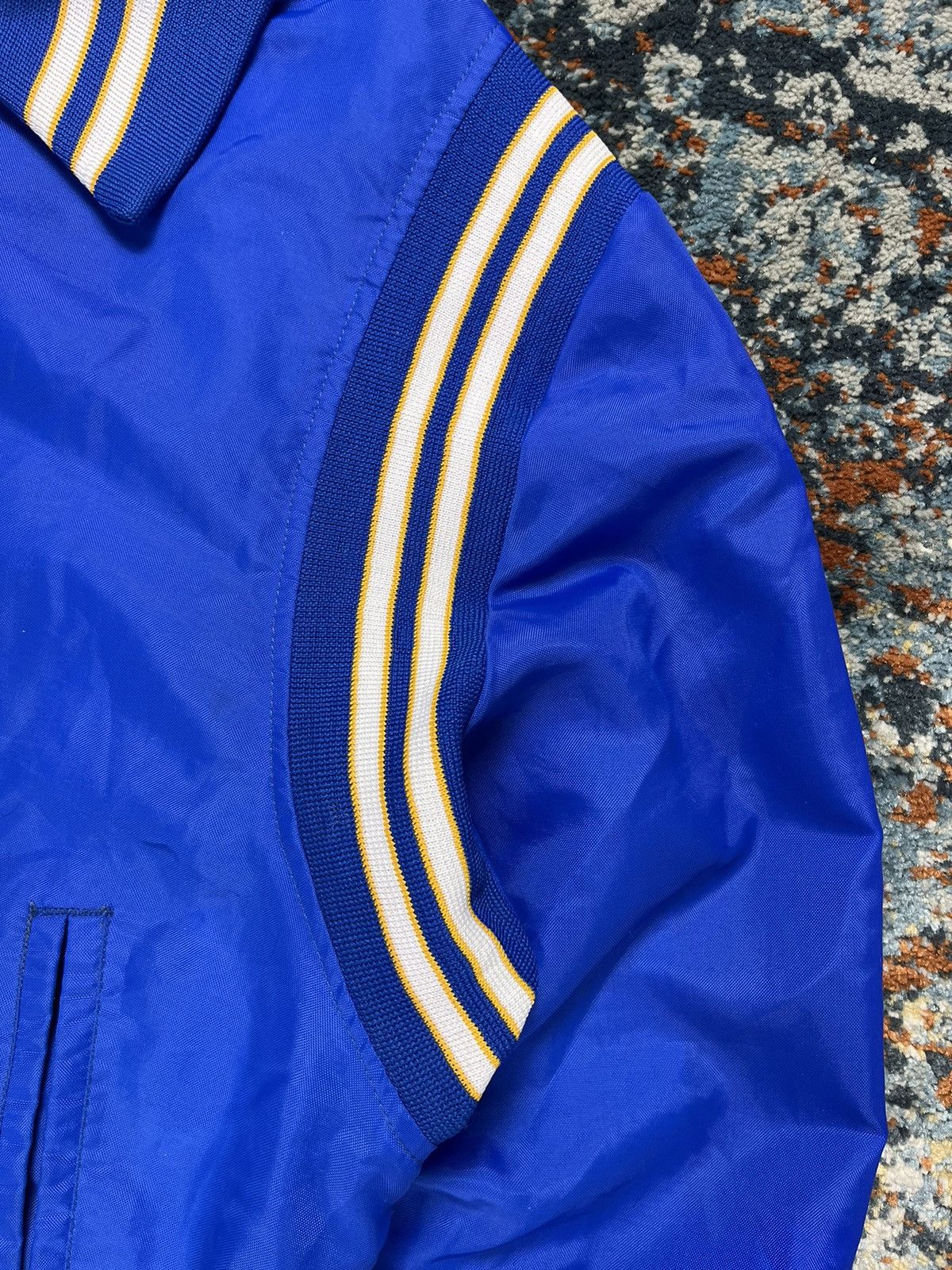 Vintage Vintage 70s Varsity Jacket teddy hedi slimane style boxy fit Size US L / EU 52-54 / 3 - 6 Thumbnail