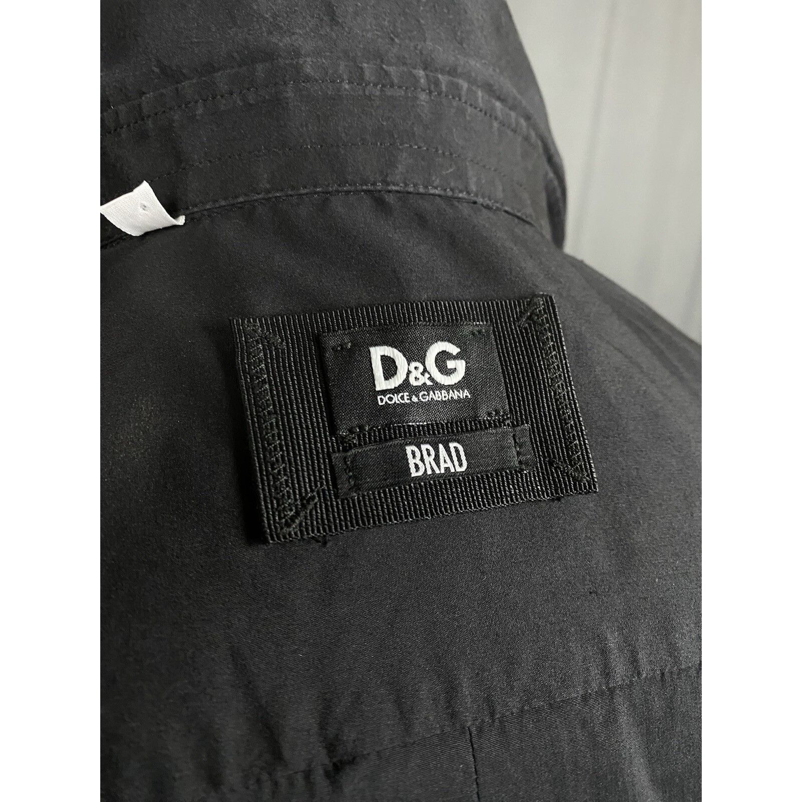 Dolce & Gabbana Dolce&Gabbana Brad Line Men's Black Longsleeve Dress Shirt Size US M / EU 48-50 / 2 - 10 Thumbnail