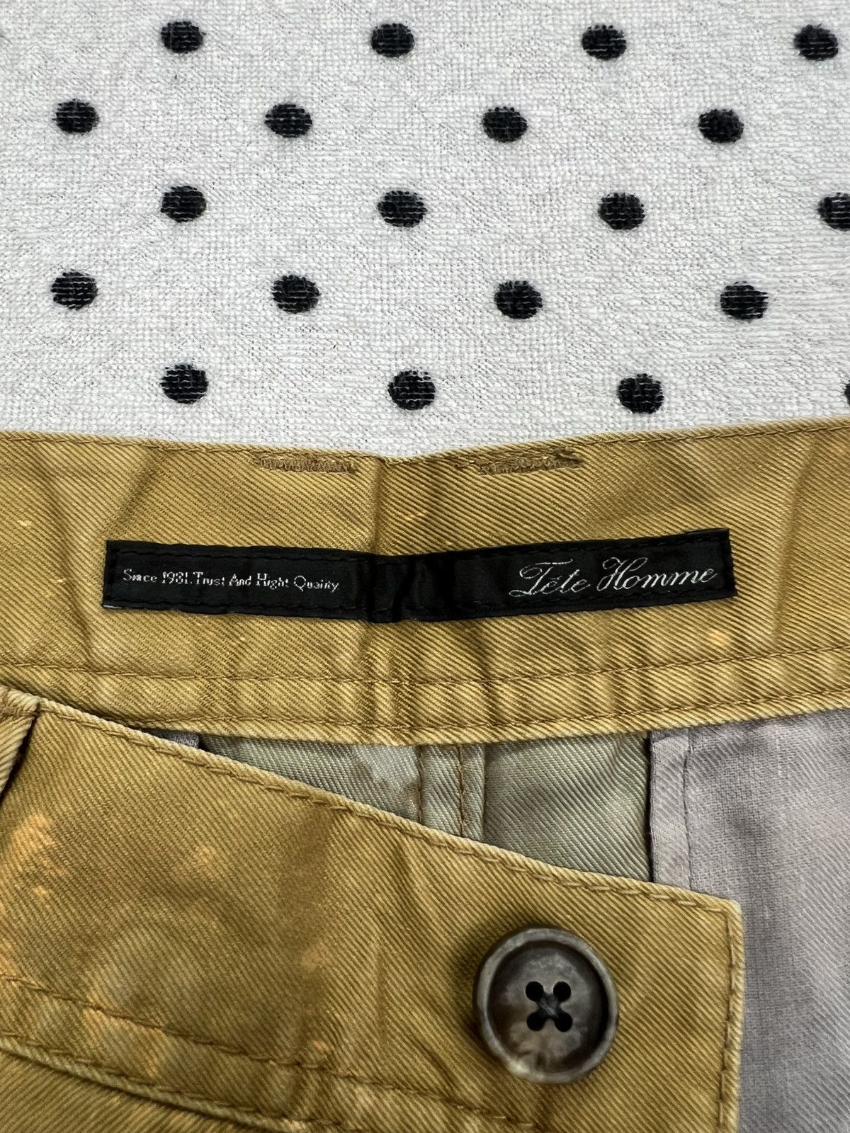 Tete Homme Tete Homme Bleached Cargo Size US 30 / EU 46 - 10 Thumbnail