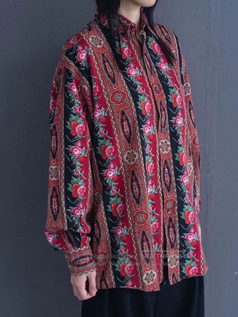 Kenzo Kenzo Men's floral ethnic style shirt Size US M / EU 48-50 / 2 - 5 Thumbnail